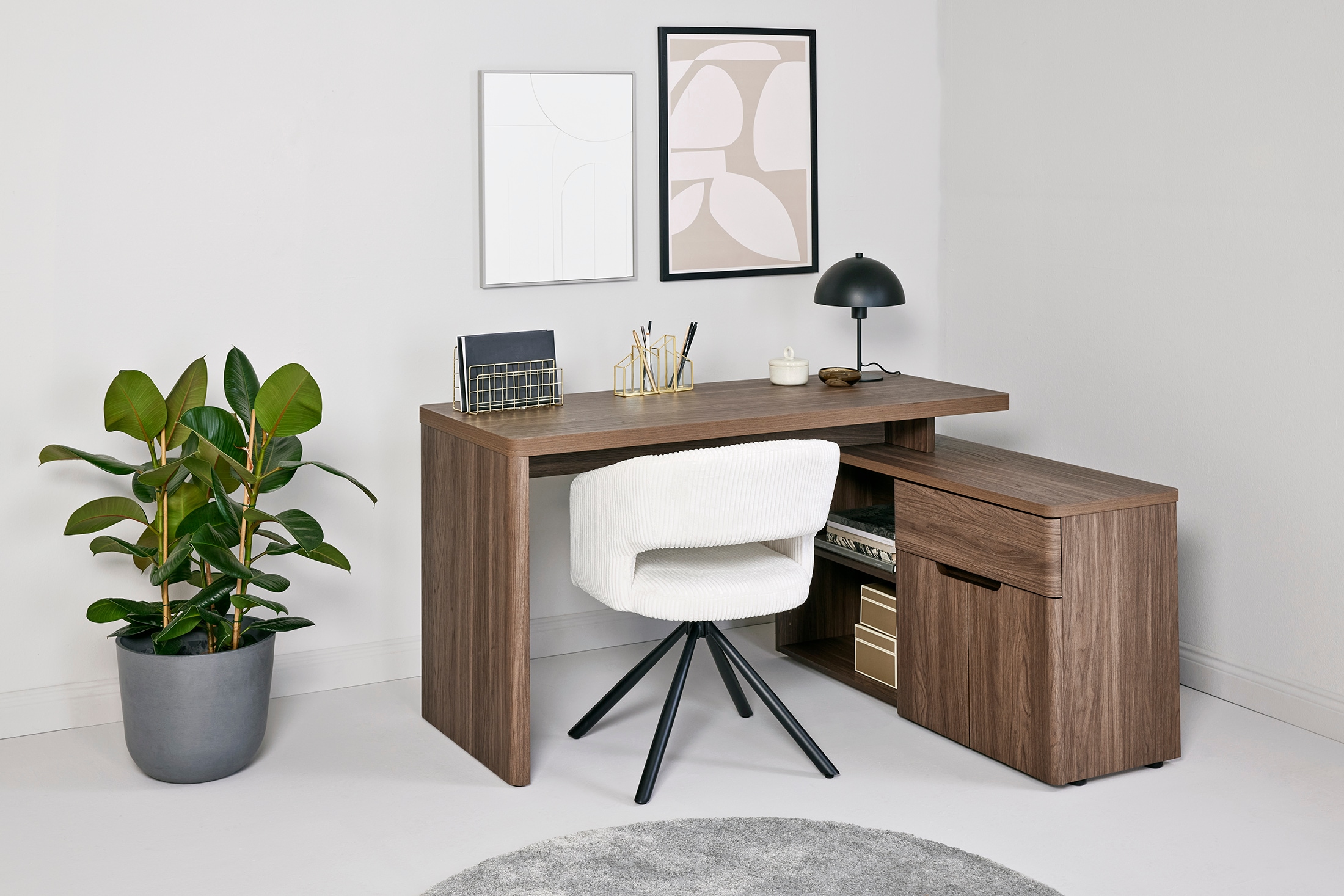 Jahnke Eckschreibtisch »CU-LIBRE 150 E« 1 Stk. tlg.