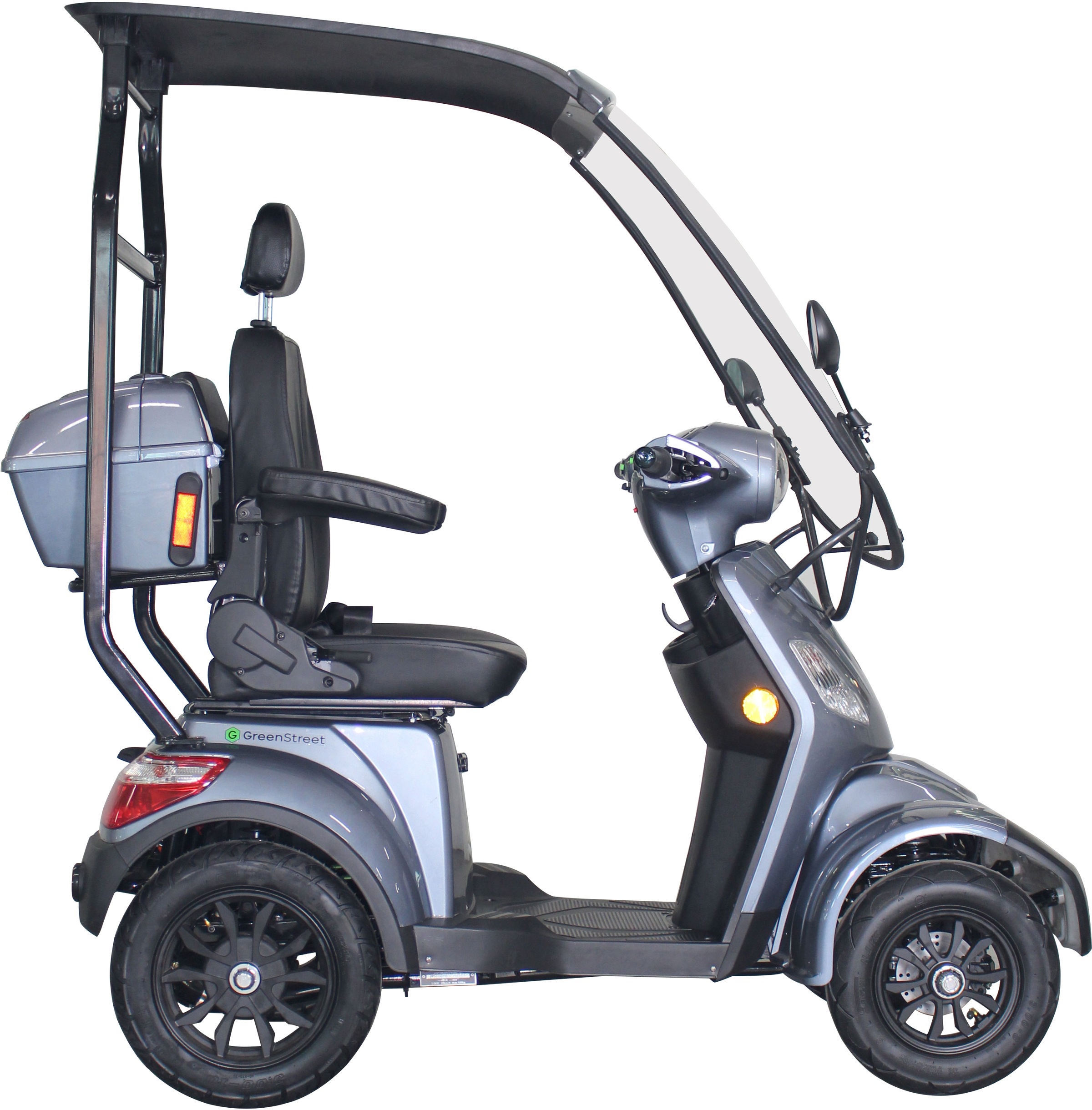GreenStreet Elektromobil »E-Mover Deluxe«, mit 60V/26Ah Li-Ion-Akku, inkl. Topcase und Dach