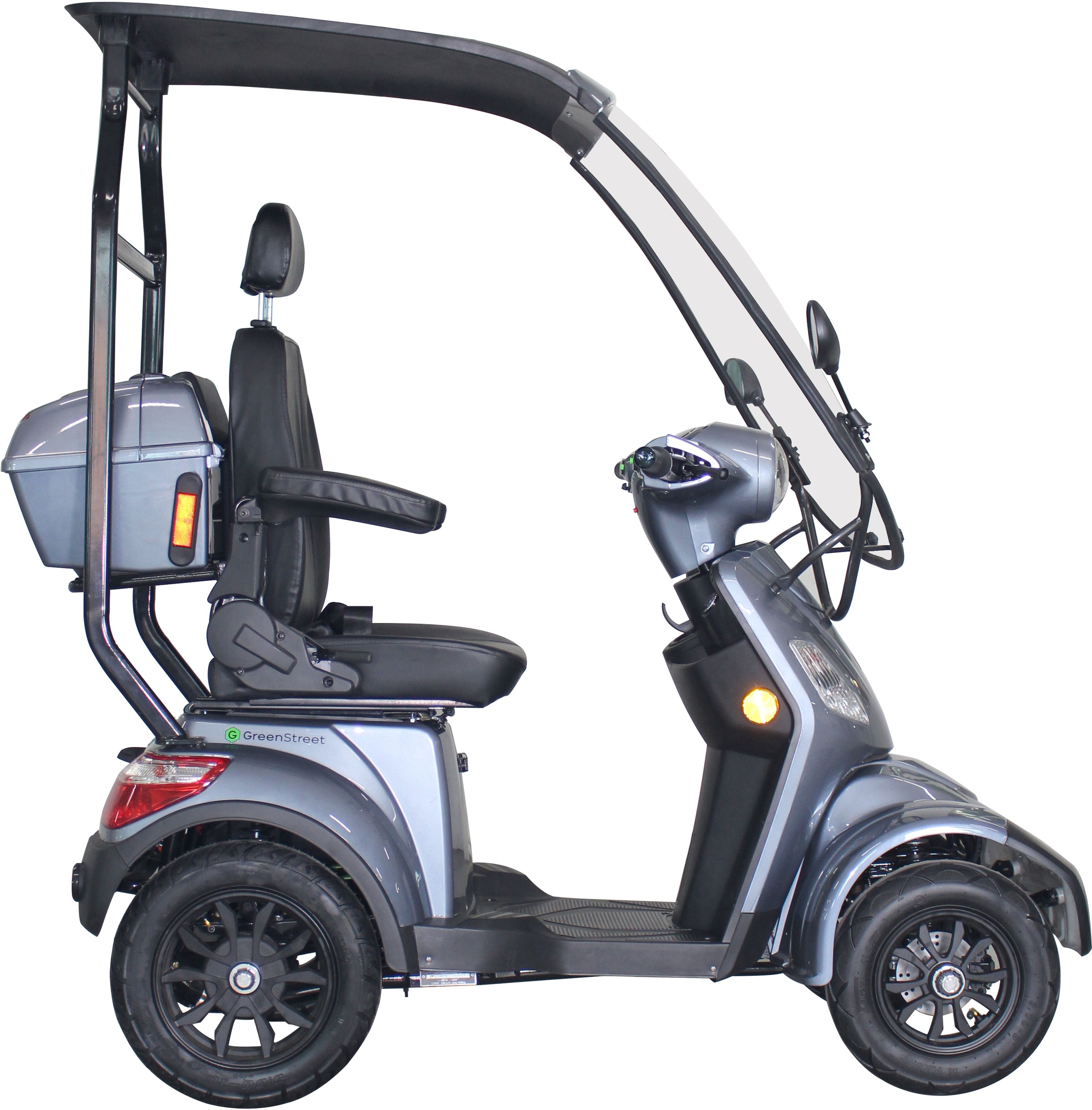 GreenStreet Elektromobil »E-Mover Deluxe«, 1000 W, 20 km/h, mit 60V/26Ah Li-Ion-Akku, inkl. Topcase und Dach