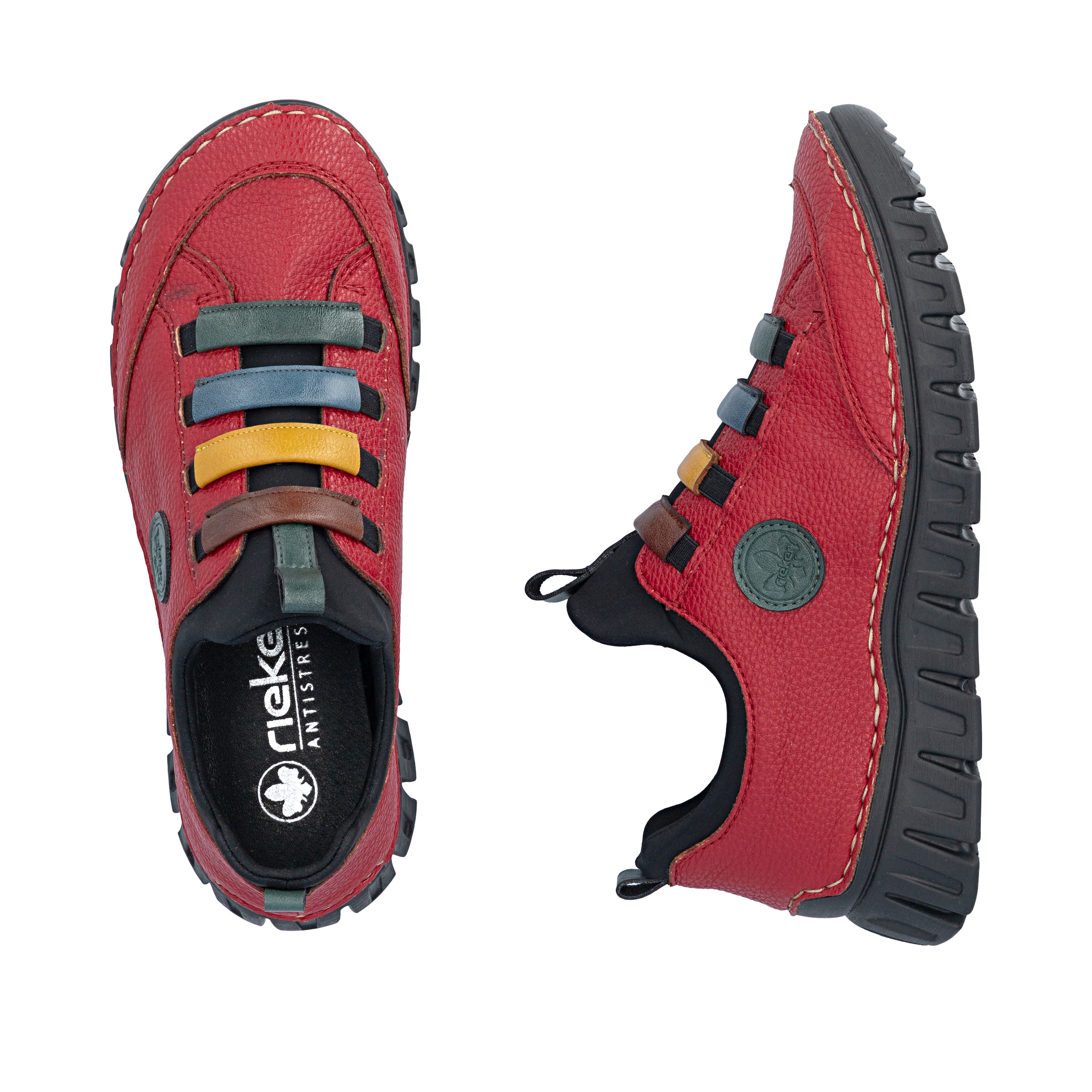 Rieker Slip-On Sneaker  Slipper, Schlupfschuh, Halbschuh mit elastischem Einstieg