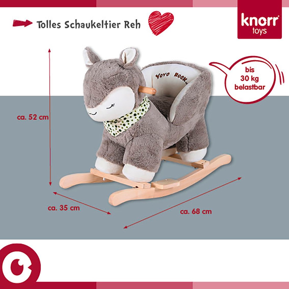 Knorrtoys® Schaukeltier »Reh«