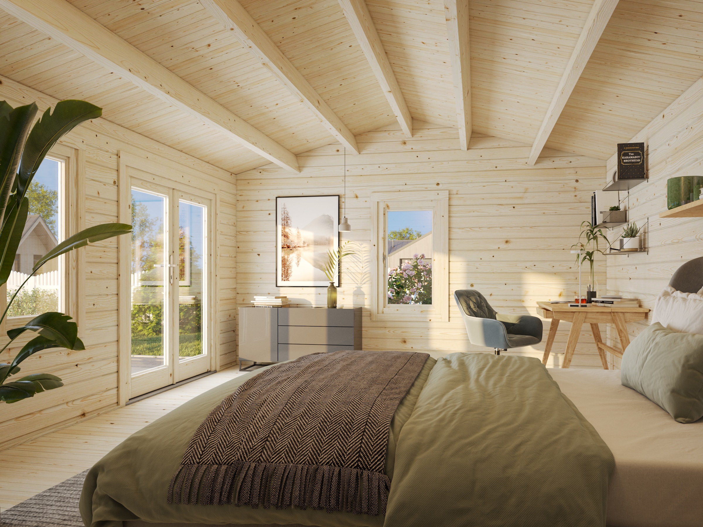 Palmako Gartenhaus »Iris« verschiedene Farben