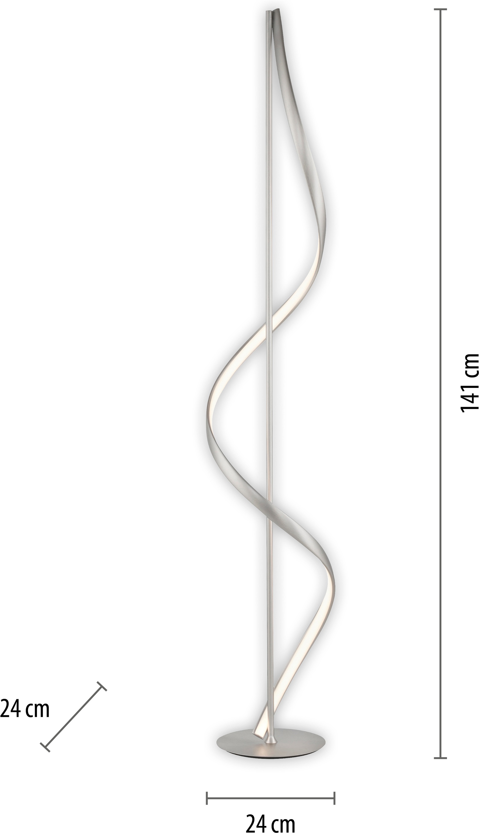Neuhaus Q SMART HOME LIGHTS LED Stehlampe »Q-SWING« LED-Board 1 Stk. warmweiß - kaltweiß