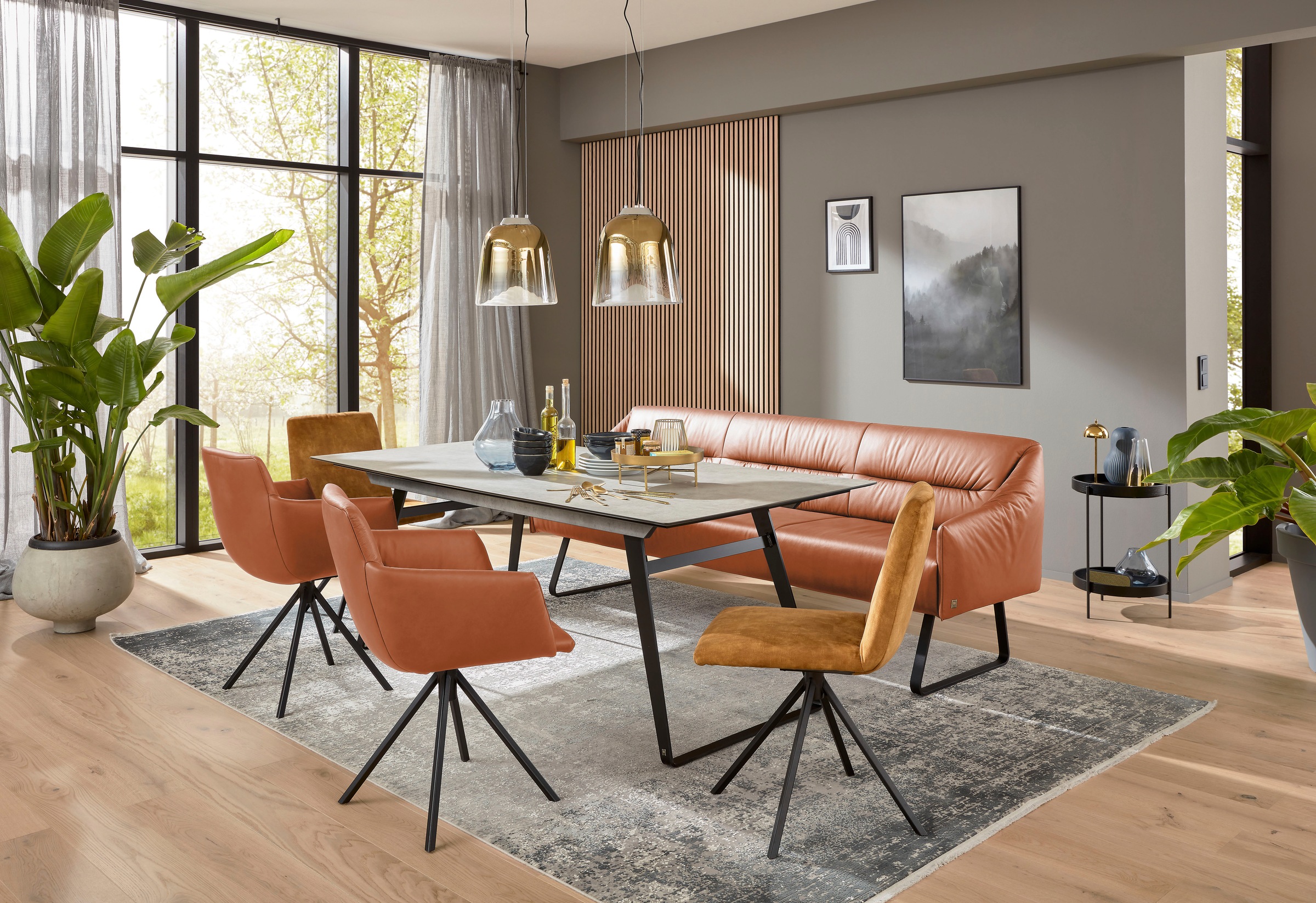 Musterring Polsterstuhl »JustB! SP500« () 1 Stk.mit Armlehne, wahlweise mit Drehfunktion, Stativgestell in schwarz