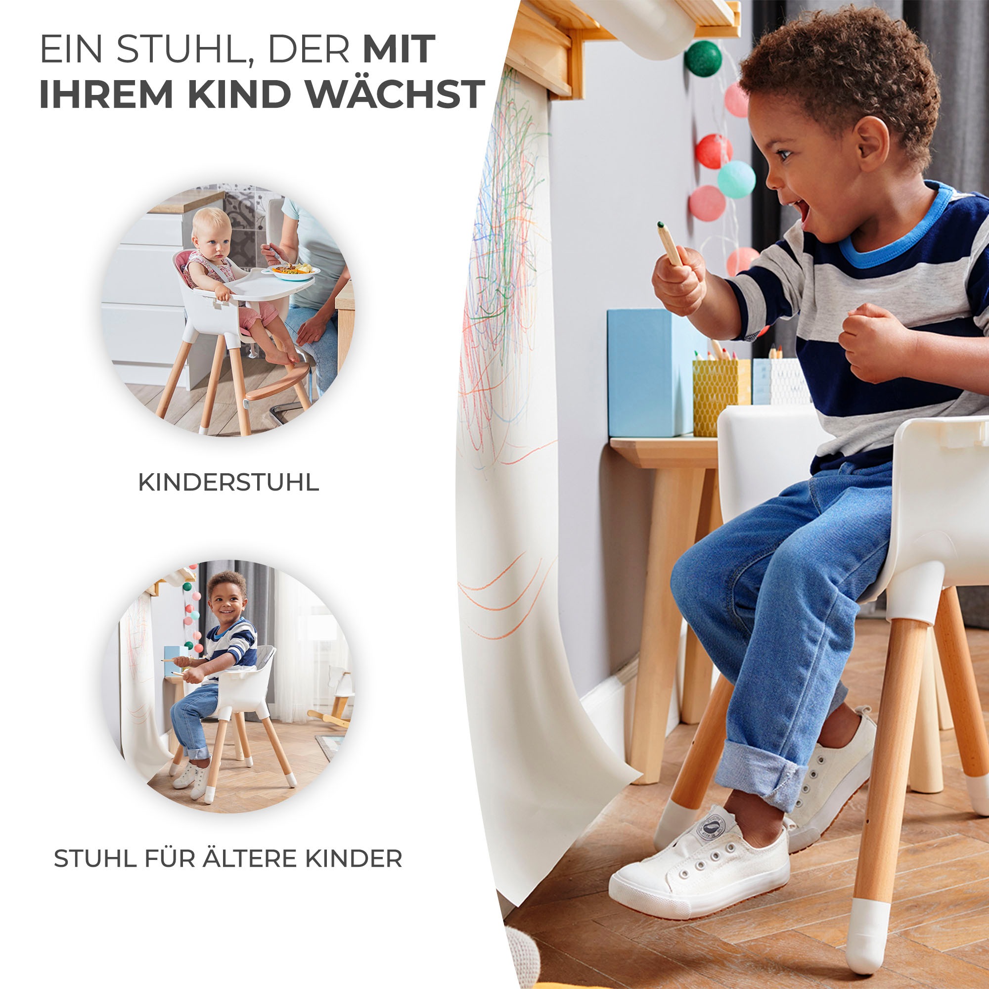 Kinderkraft Hochstuhl »SIENNA« ()