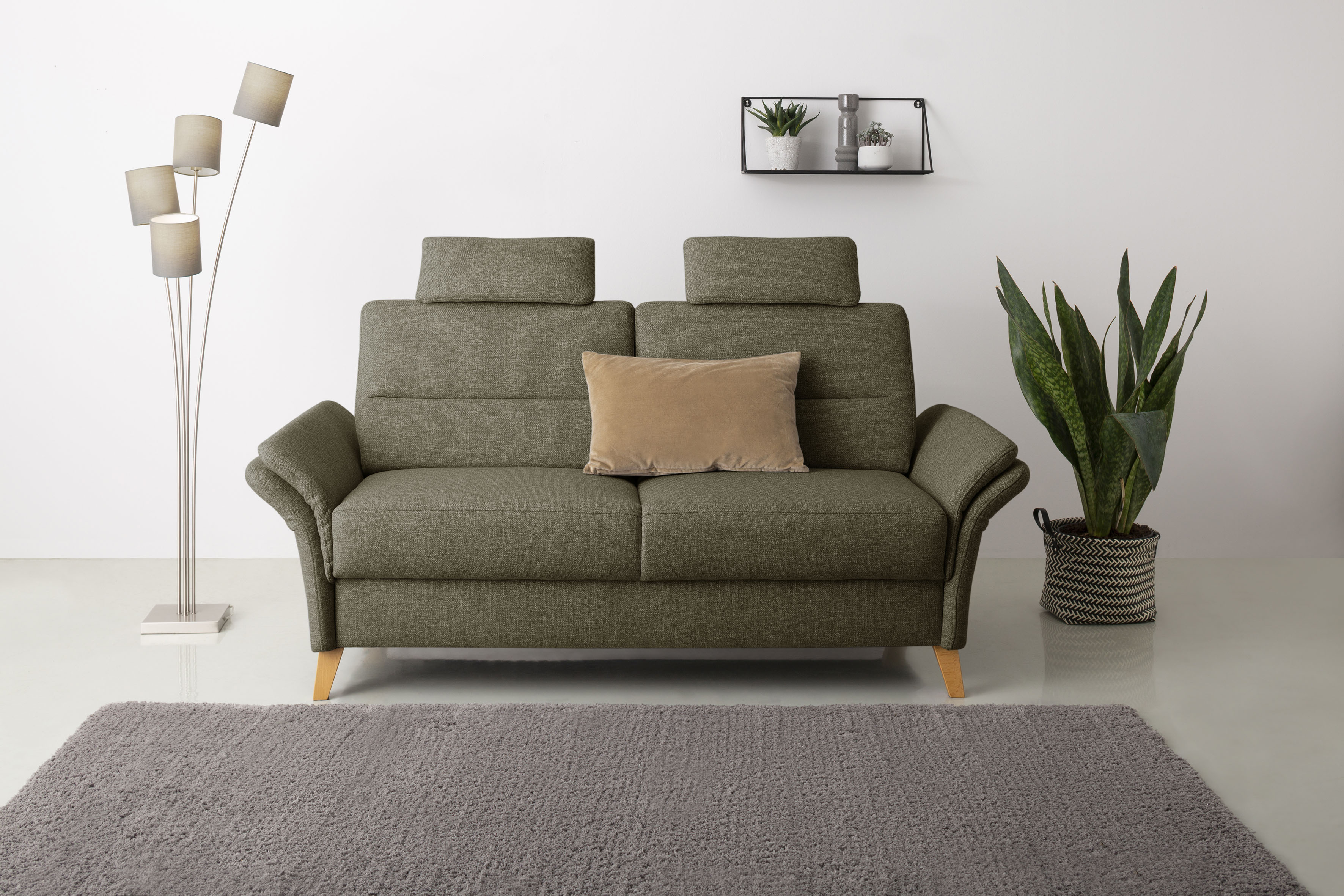 OTTO home 3-Sitzer "Westerland" Federkern-Polsterung. wahlweise mit Armlehnfunktion