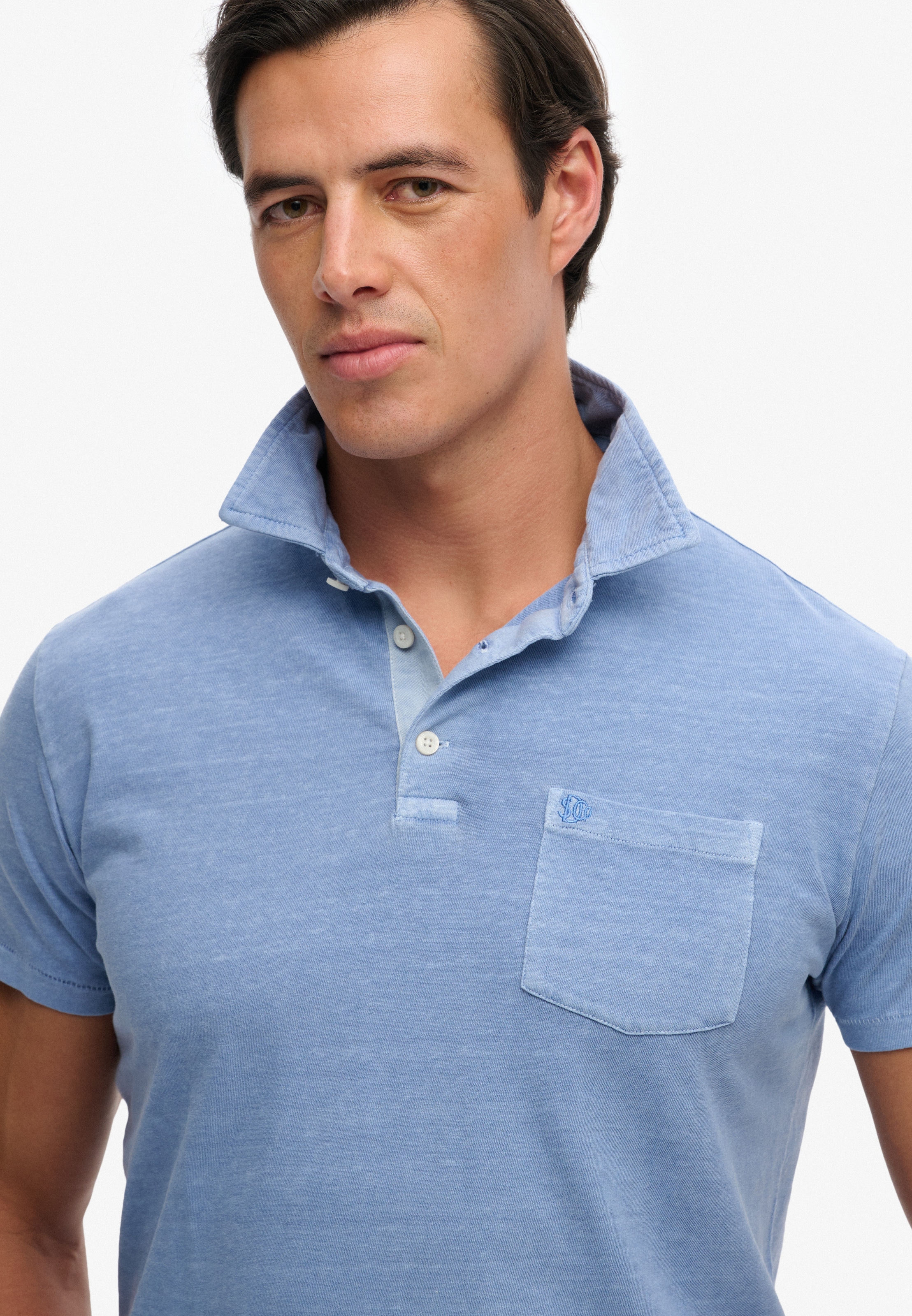 Superdry Poloshirt »CLASSIC COTTON LINEN POLO« aus tollem Baumwoll-Leinen-Mischgewebe