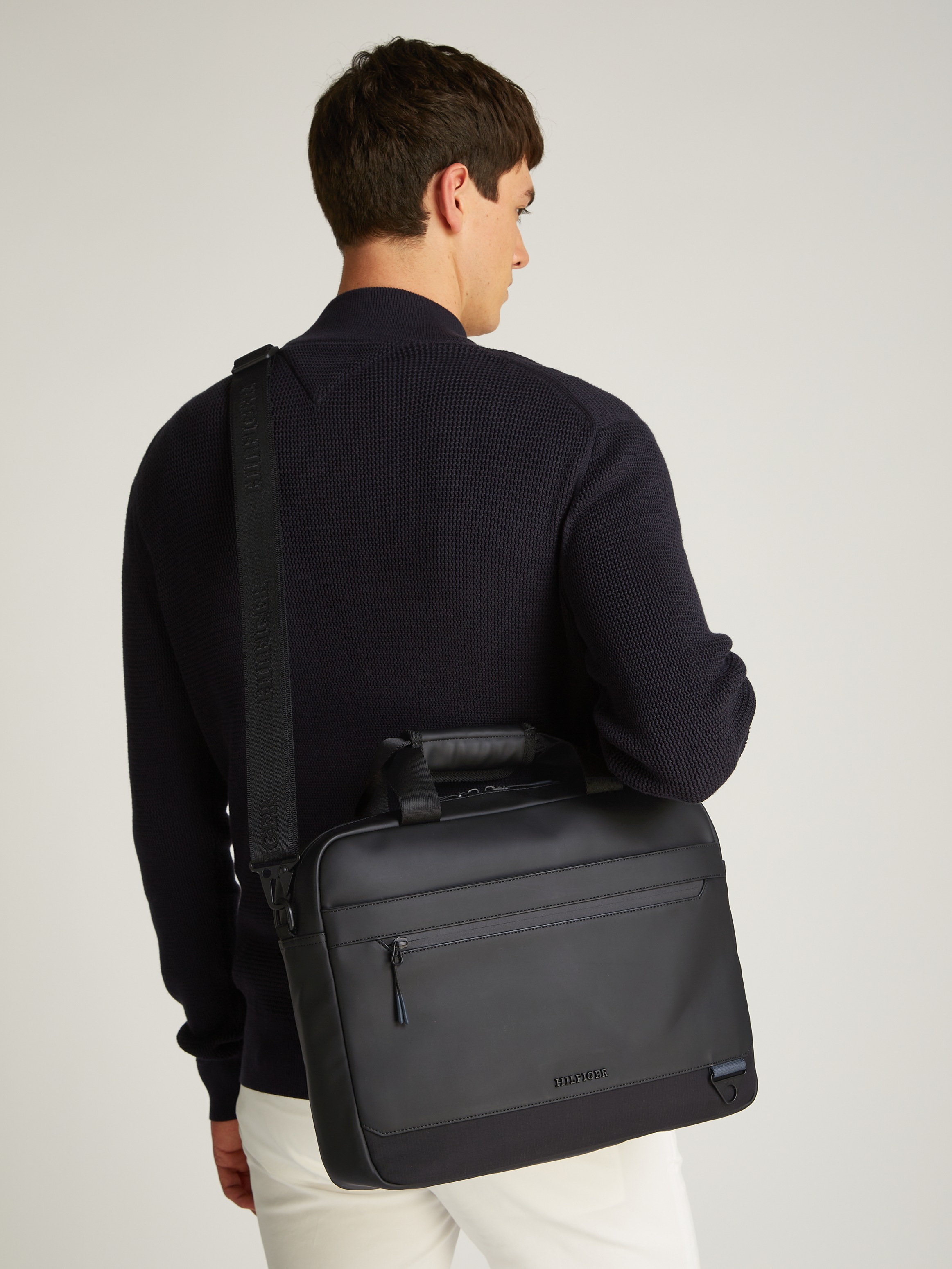 Tommy Hilfiger Laptoptasche »TH SEASONAL COMPUTER BAG«, Men Messenger Bag, Henkeltasche mit viel Stauraum