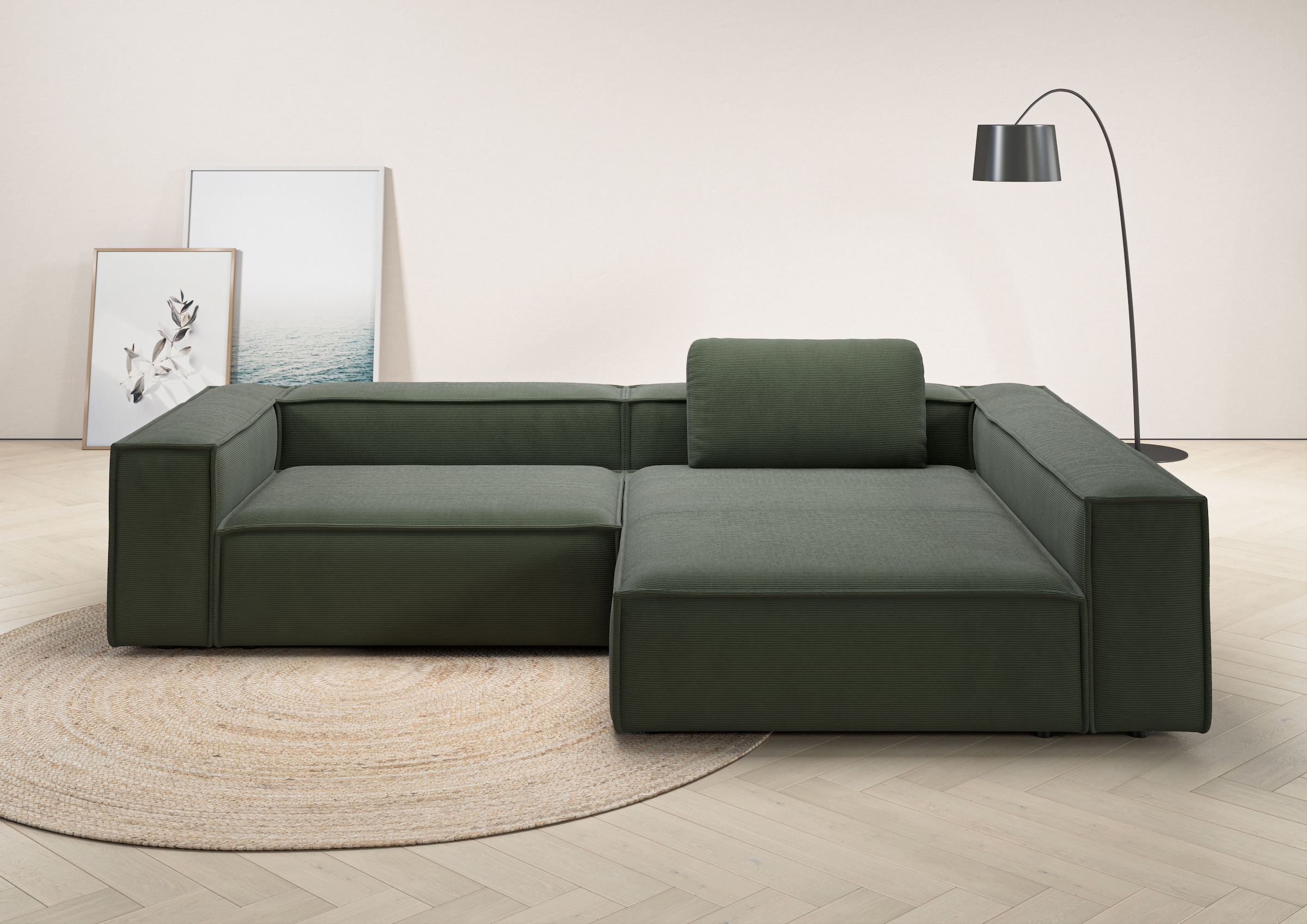 Home affaire Ecksofa "Watertown, moderne XXL L-Form, 306 cm breit" Komforta günstig online kaufen