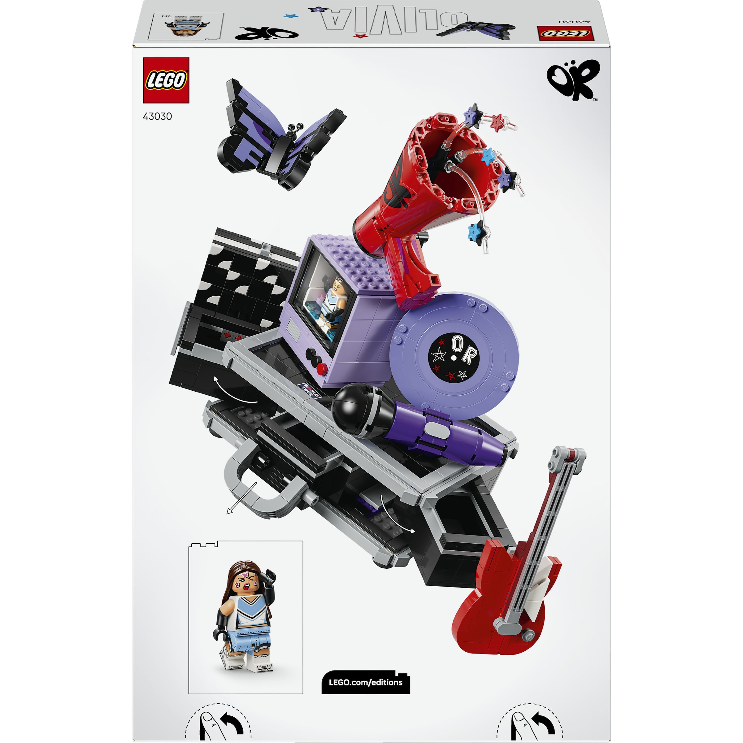 LEGO® Konstruktionsspielsteine »Olivia Rodrigos Geheimer Koffer (43030), LEGO Editions Music« Made in Europe