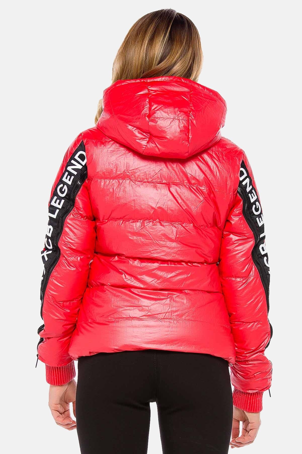 Cipo & Baxx Steppjacke »WM109« mit Kapuze Steppjacke mit Kapuze