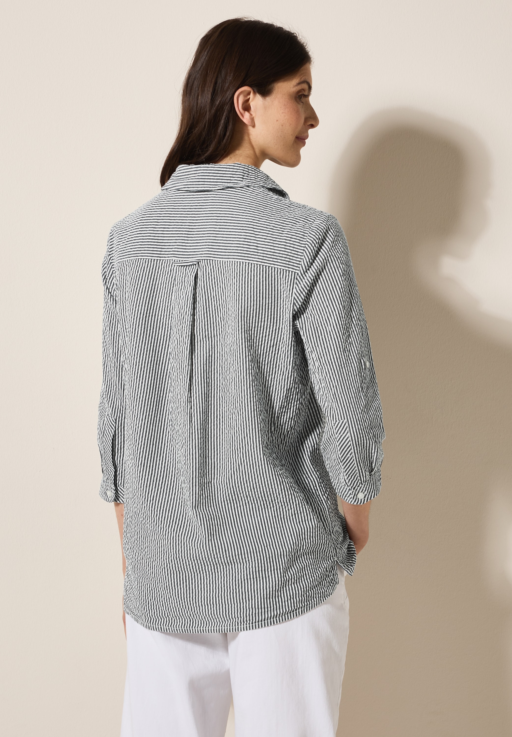 Cecil Klassische Bluse, mit 3/4 Ärmeln