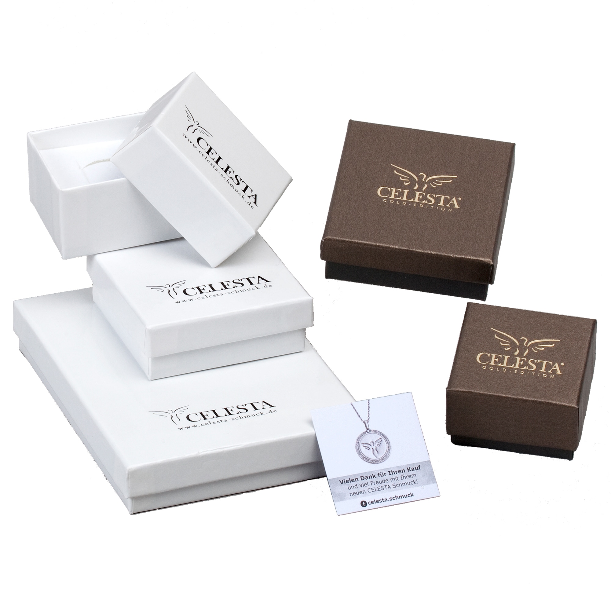 CELESTA Paar Ohrstecker »925/- Sterling Silber Tracht zweifarbig Perle«