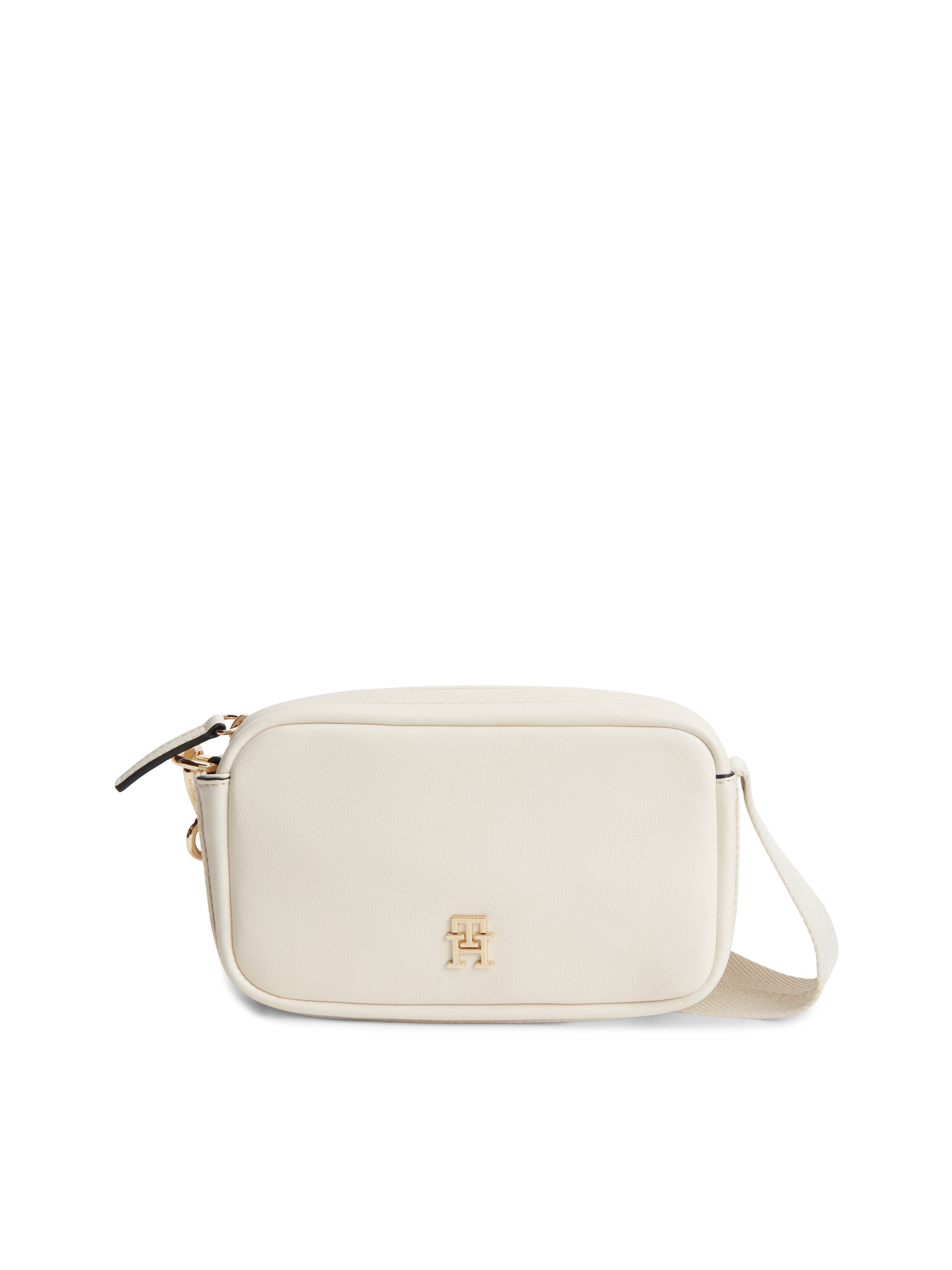 Tommy Hilfiger Umhängetasche "TH LOGOTAPE CAMERA BAG" Damen Handtasche, Schultertasche mit TH-Schmuckelement