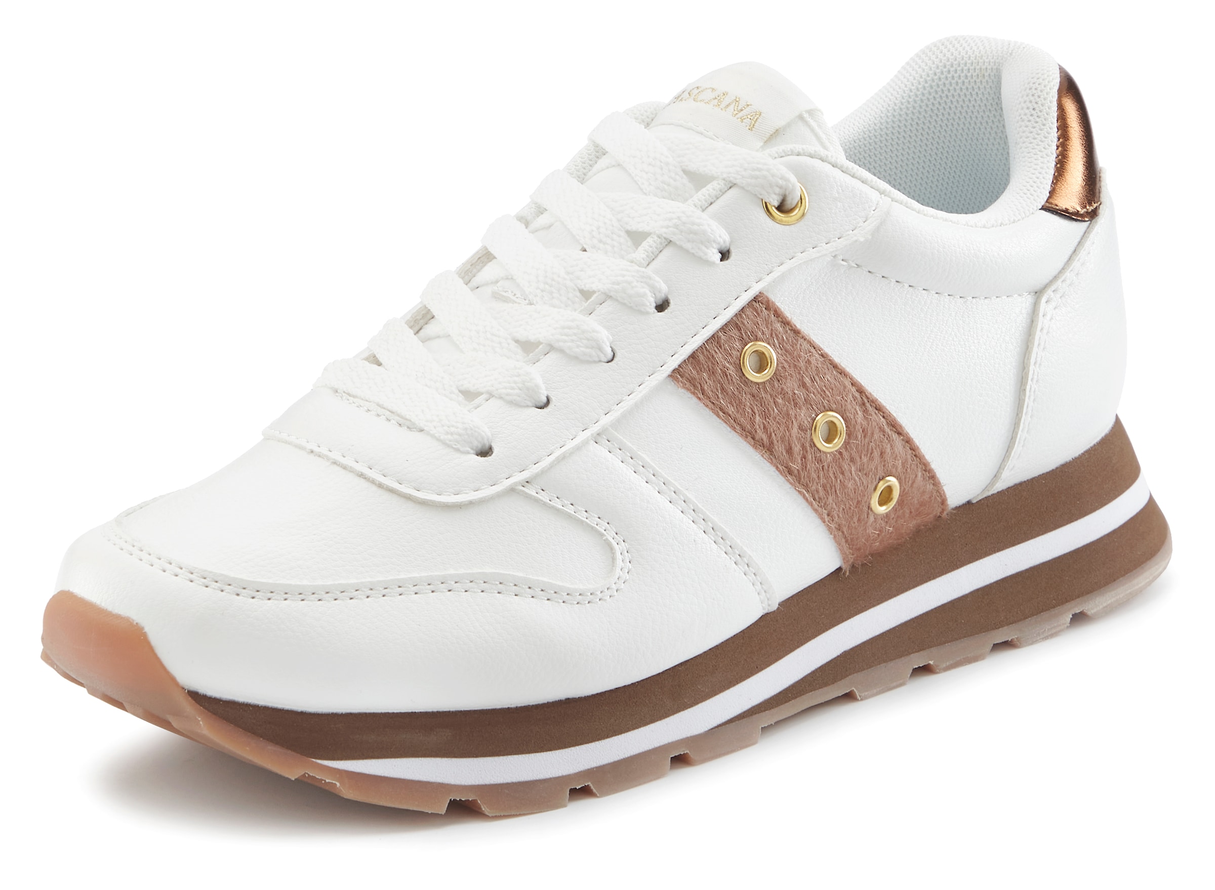 LASCANA Sneaker "Schnürschuh, Halbschuh, Freizeitschuh,", mit leichter Sohl günstig online kaufen