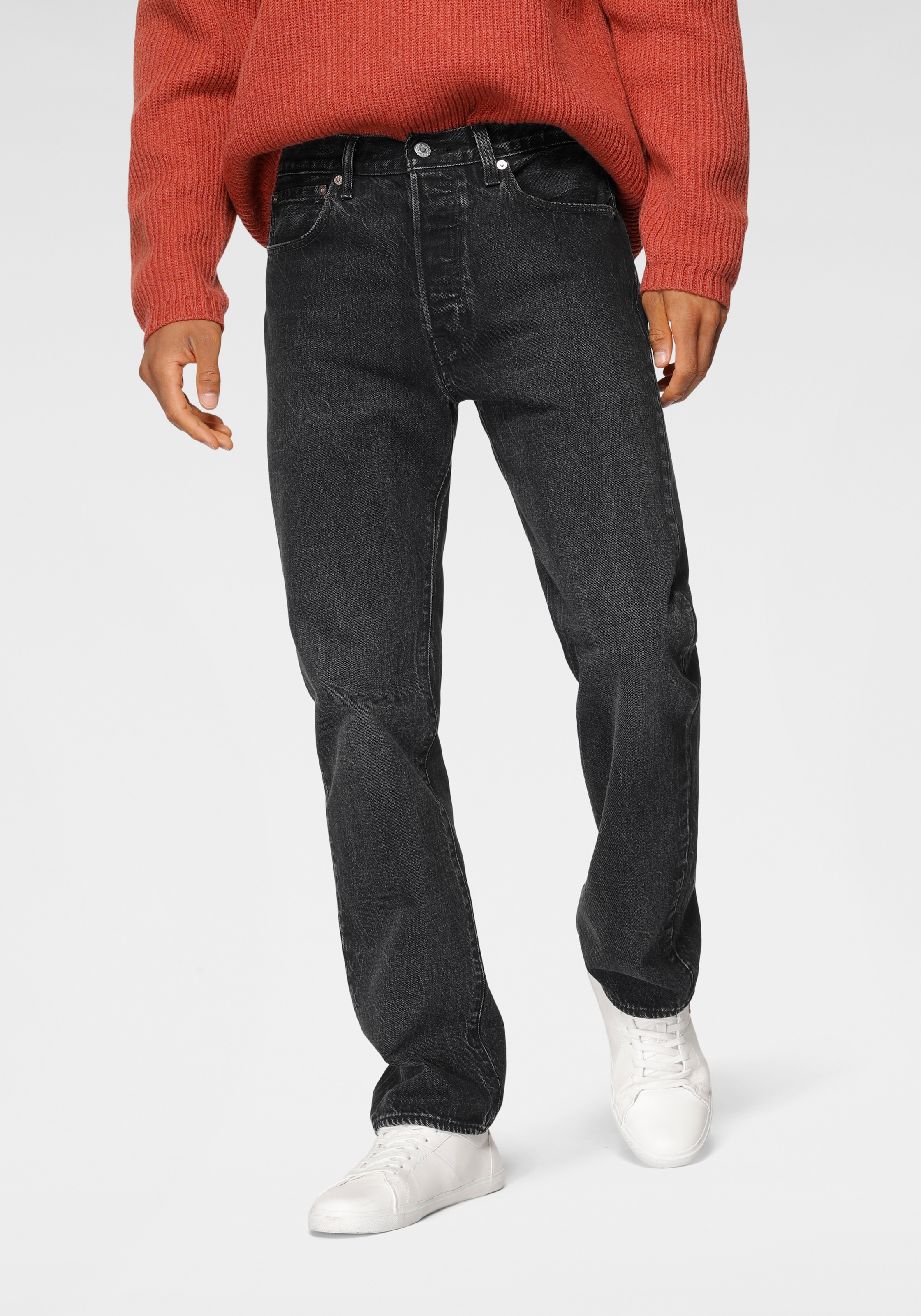 Represent Denim Jeanshose in Grau für Herren Herren Bekleidung Jeans Jeans mit Gerader Passform 