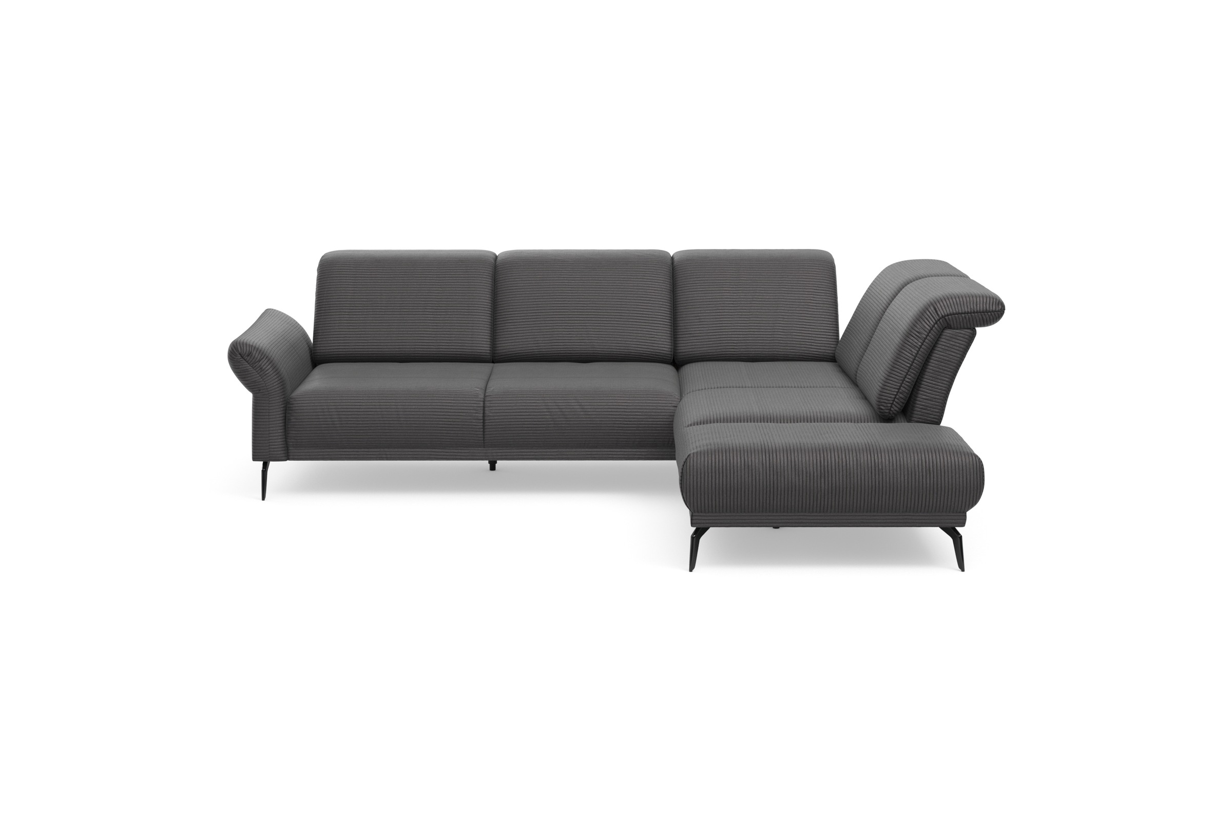 Home affaire Ecksofa "Coco L-Form" Sitztiefen-, Arm- und Kopfteilverstellun günstig online kaufen