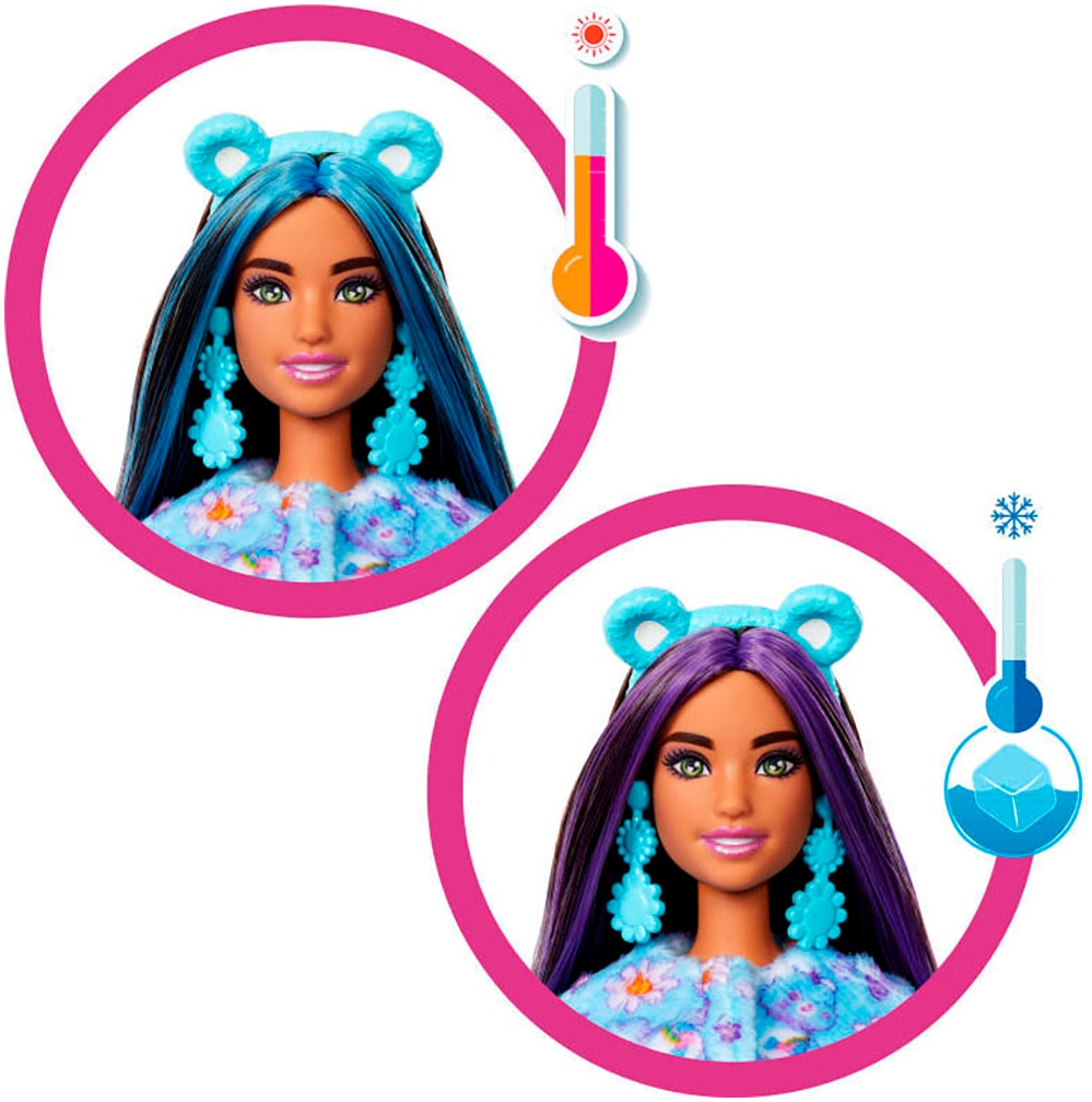 Barbie Anziehpuppe »Cutie Reveal Glücksbärchis Dream Bright Bärchi«, inklusive Accessoires