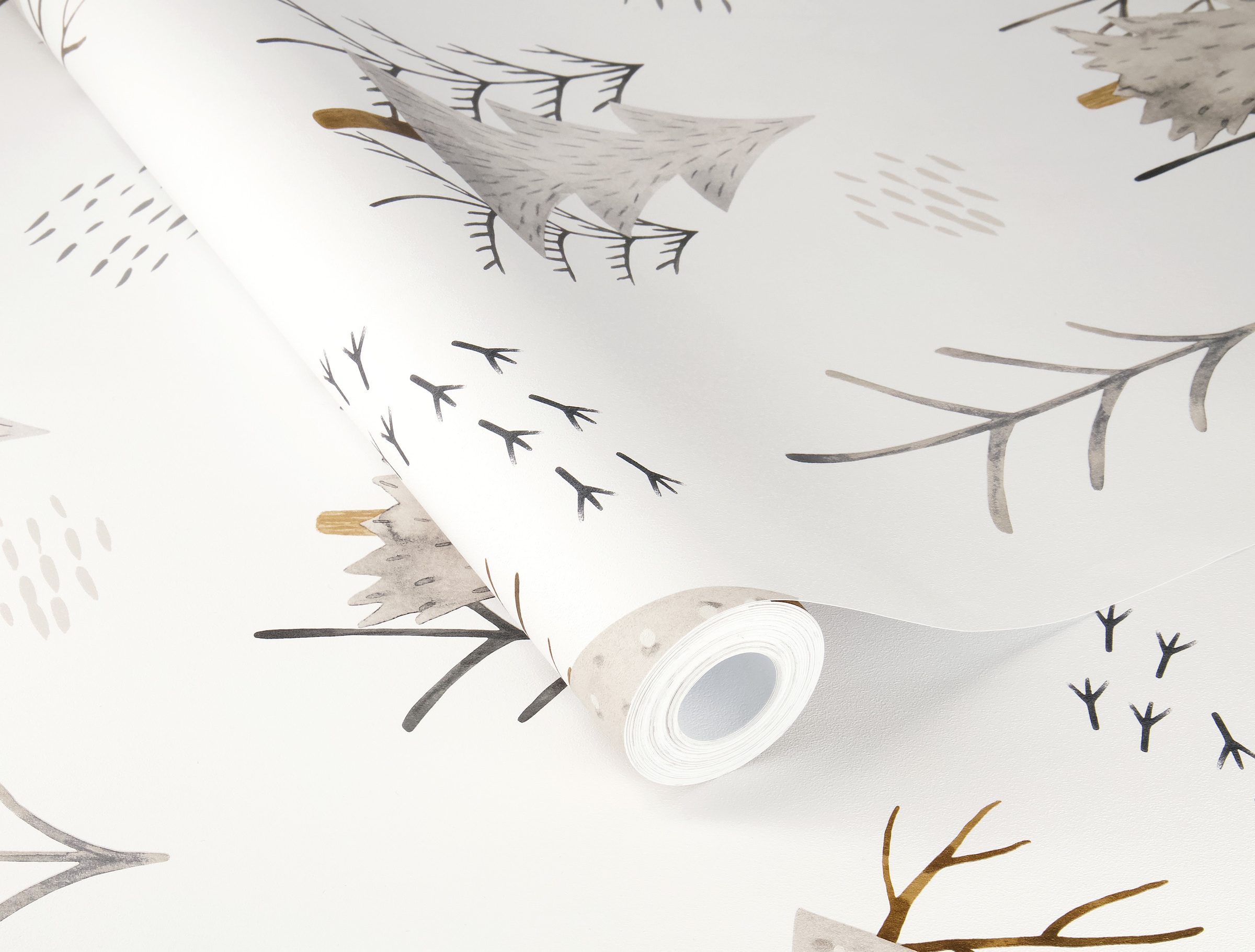 Rasch Kindertapete uni glatt