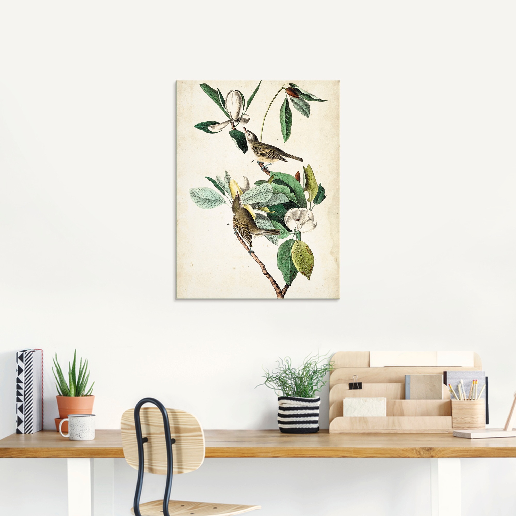 Artland Glasbild »Sängervireo«, Vögel, (1 St.), in verschiedenen Größen