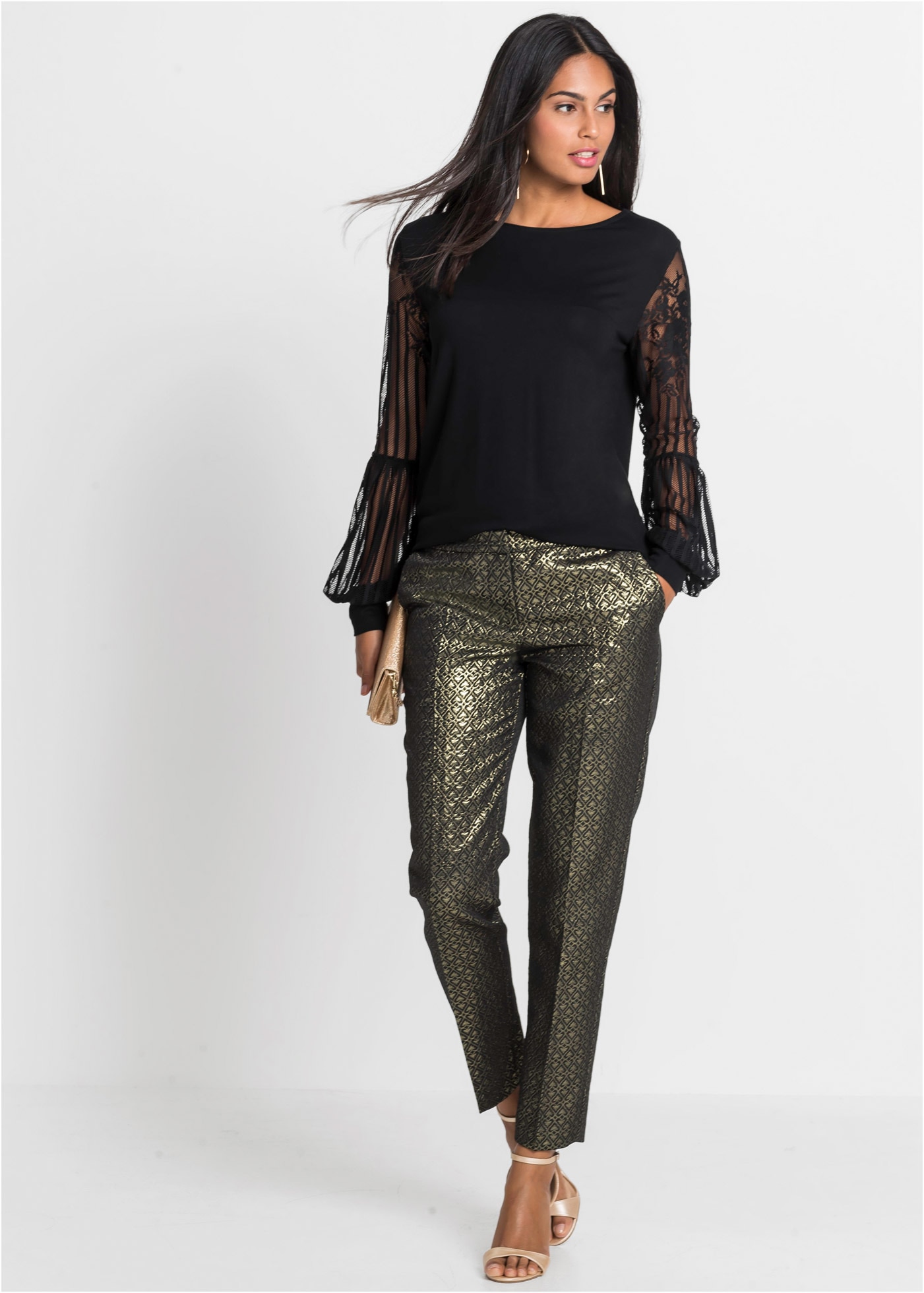 bonprix Langarmshirt »Langarmshirt aus Viskose-Mix« Langarmshirt aus Viskose-Mix