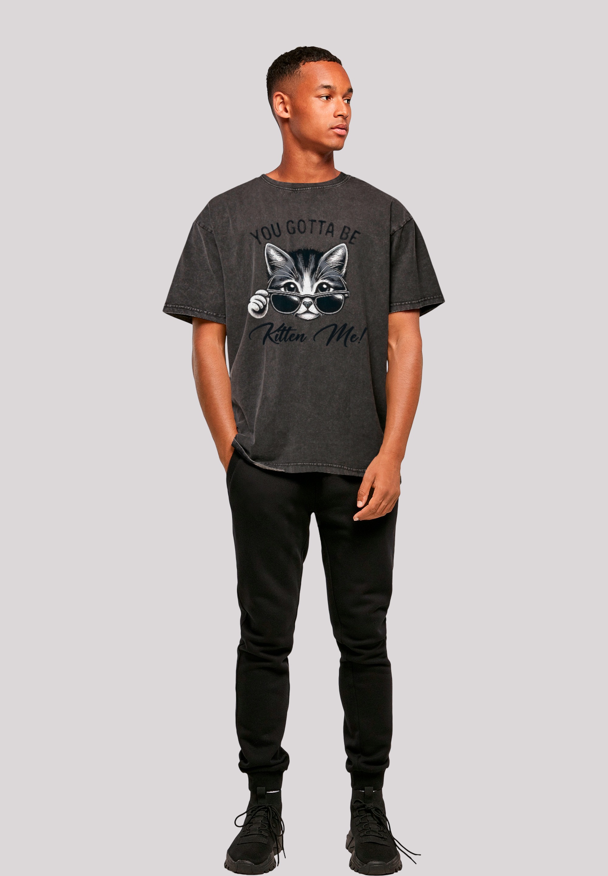 F4NT4STIC T-Shirt »Kätzchen You Gotta Be Kitten Me!«, Premium Qualität