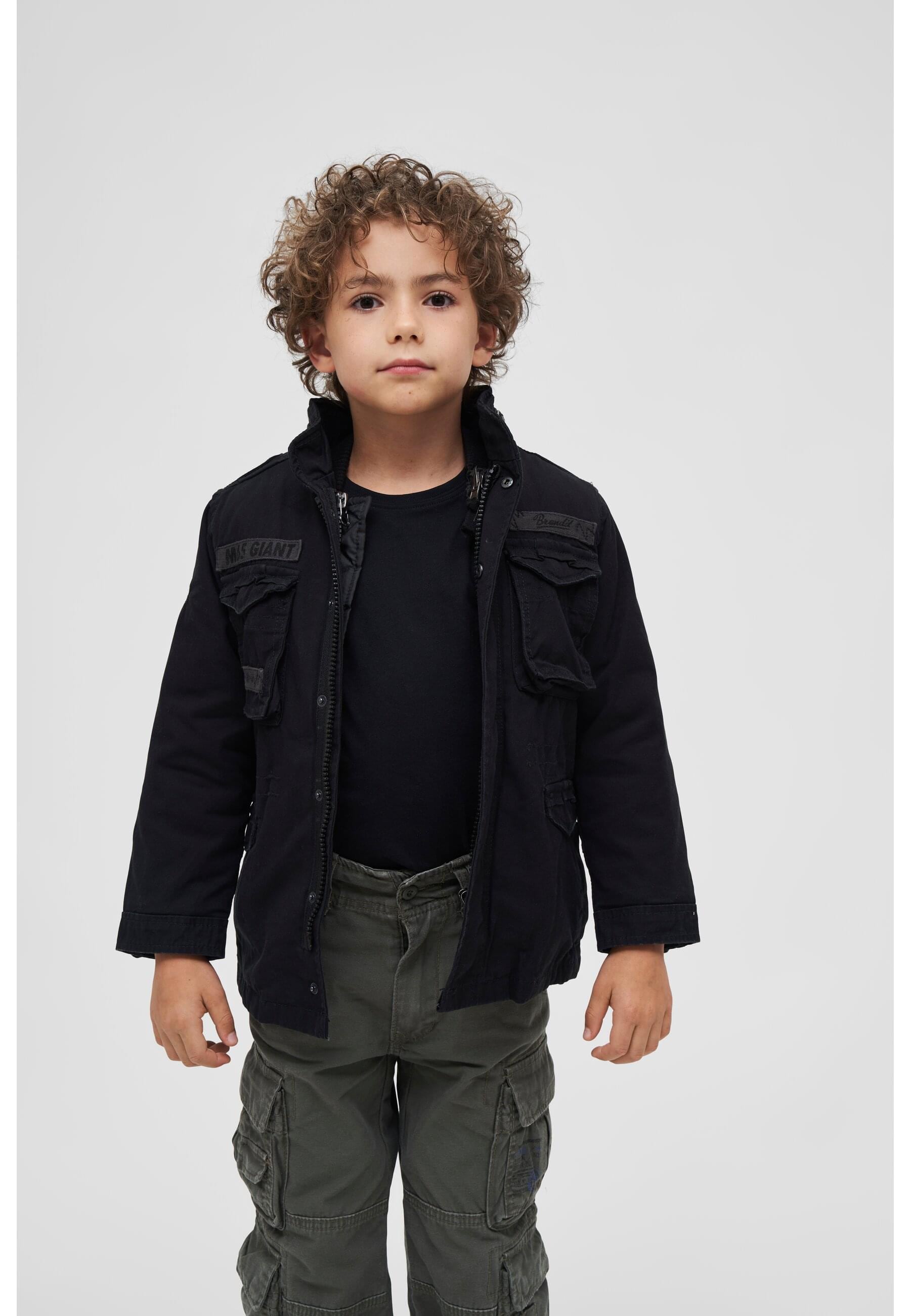 Brandit Parka »Brandit Herren Kids M65 Giant Jacket«, (1 St.), mit Kapuze