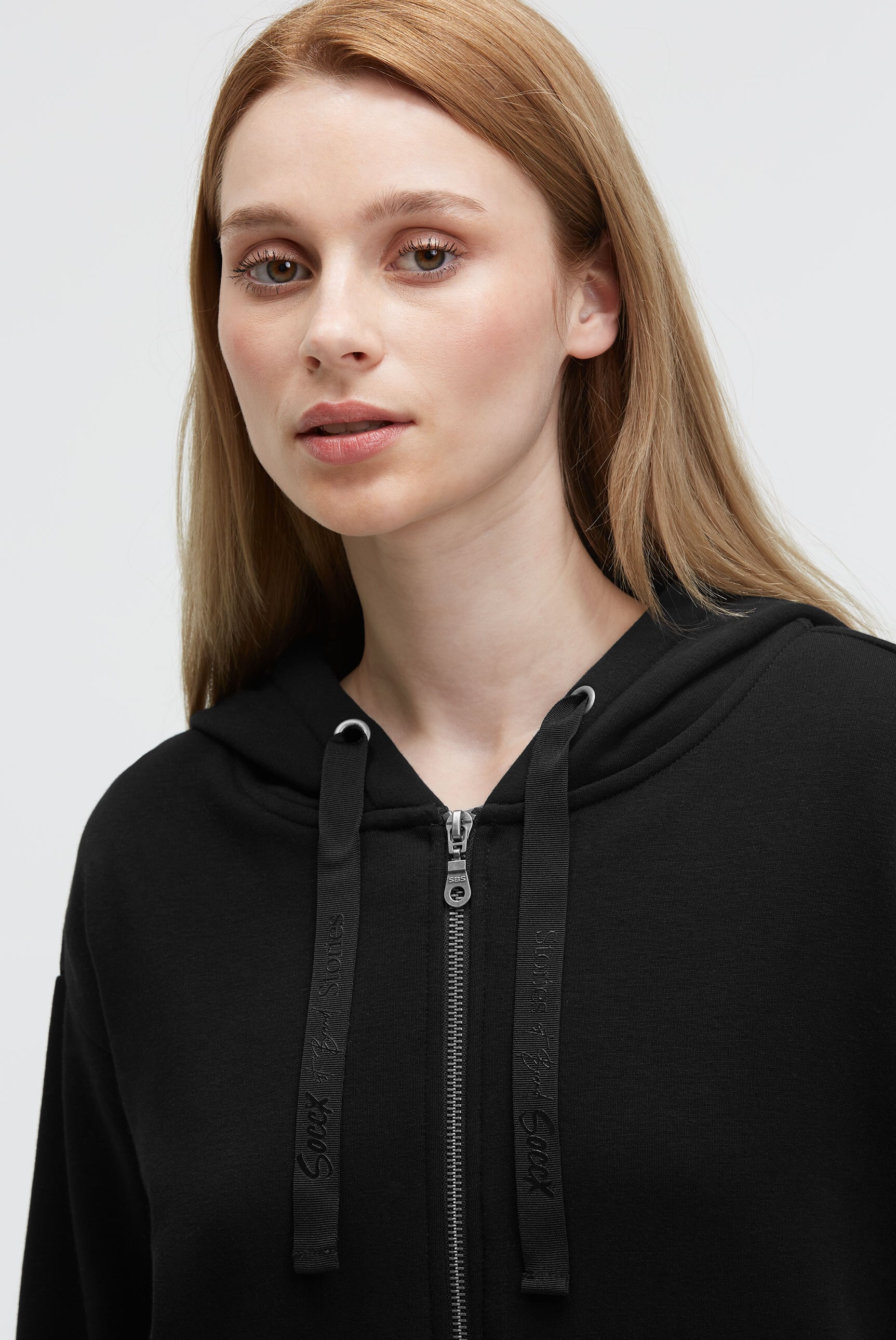 SOCCX Kapuzensweatjacke mit Glitzersteinchen