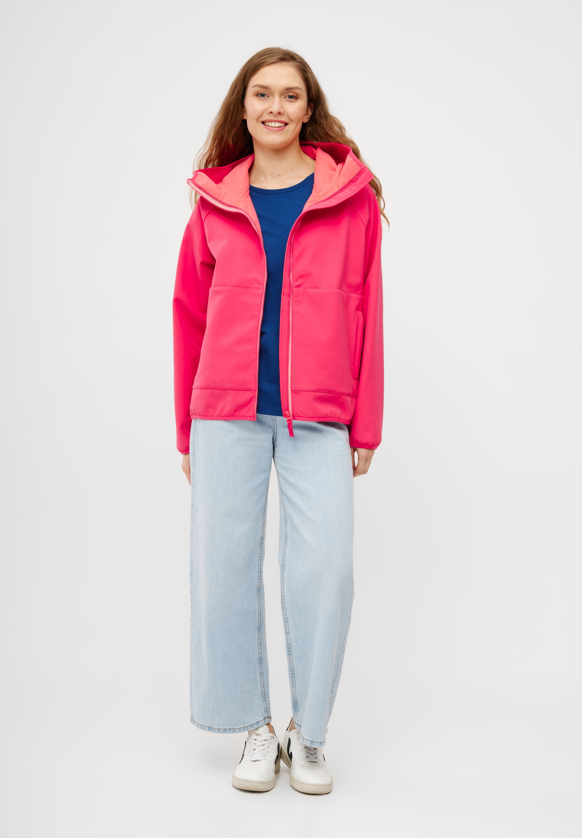 Derbe Softshelljacke »Peutby«, mit Kapuze, wasserabweisend, winddicht, Kapuze
