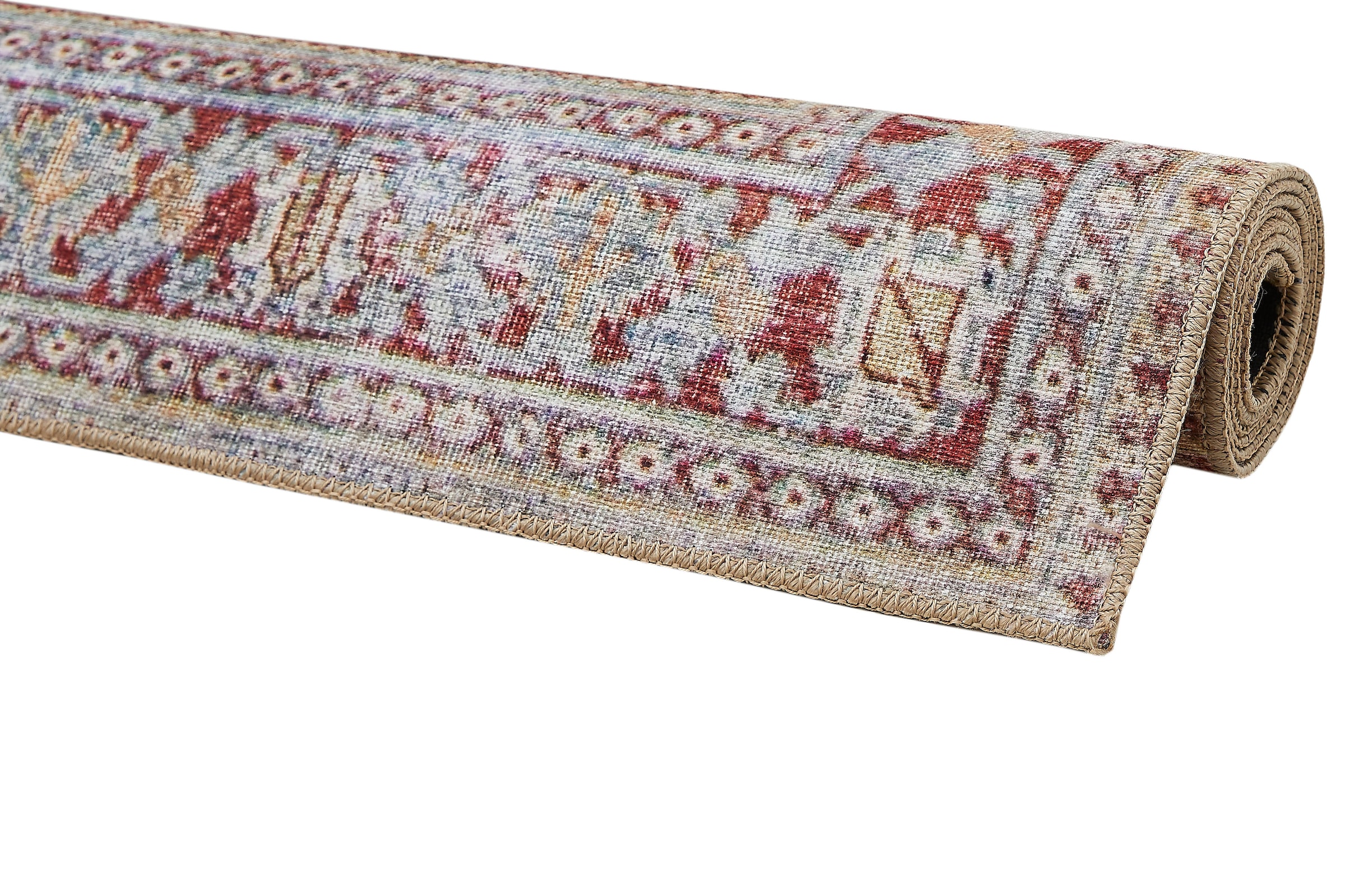 LUXOR living Teppich »Lagerräumung«, rechteckig, 5 mm Höhe, Sonderposten, moderne Vintage Designs, Orient Optik, mit Bordüre