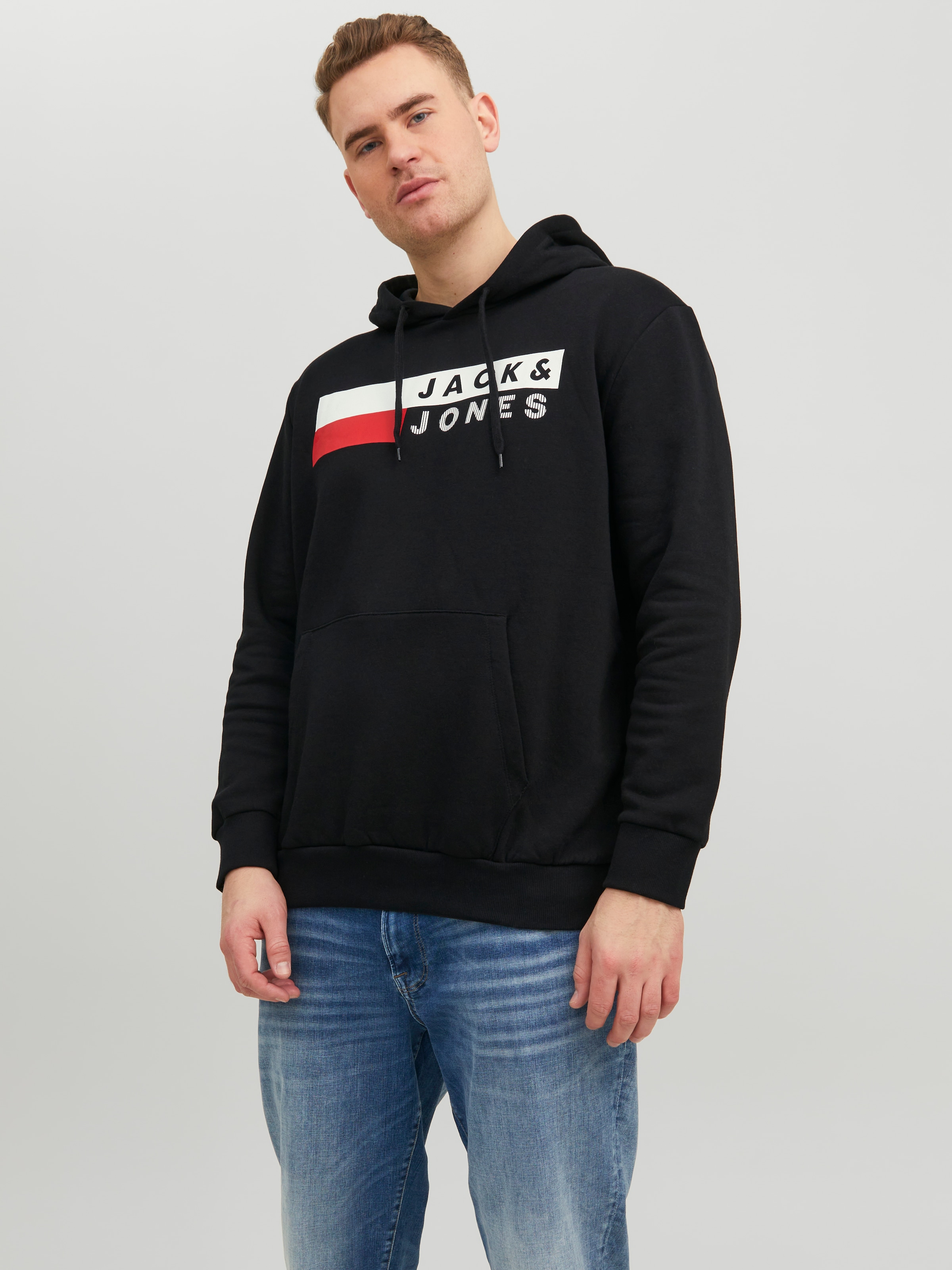 Jack & Jones PlusSize Kapuzensweatshirt "JJECORP LOGO SWEAT HOOD NOOS PLS" günstig online kaufen
