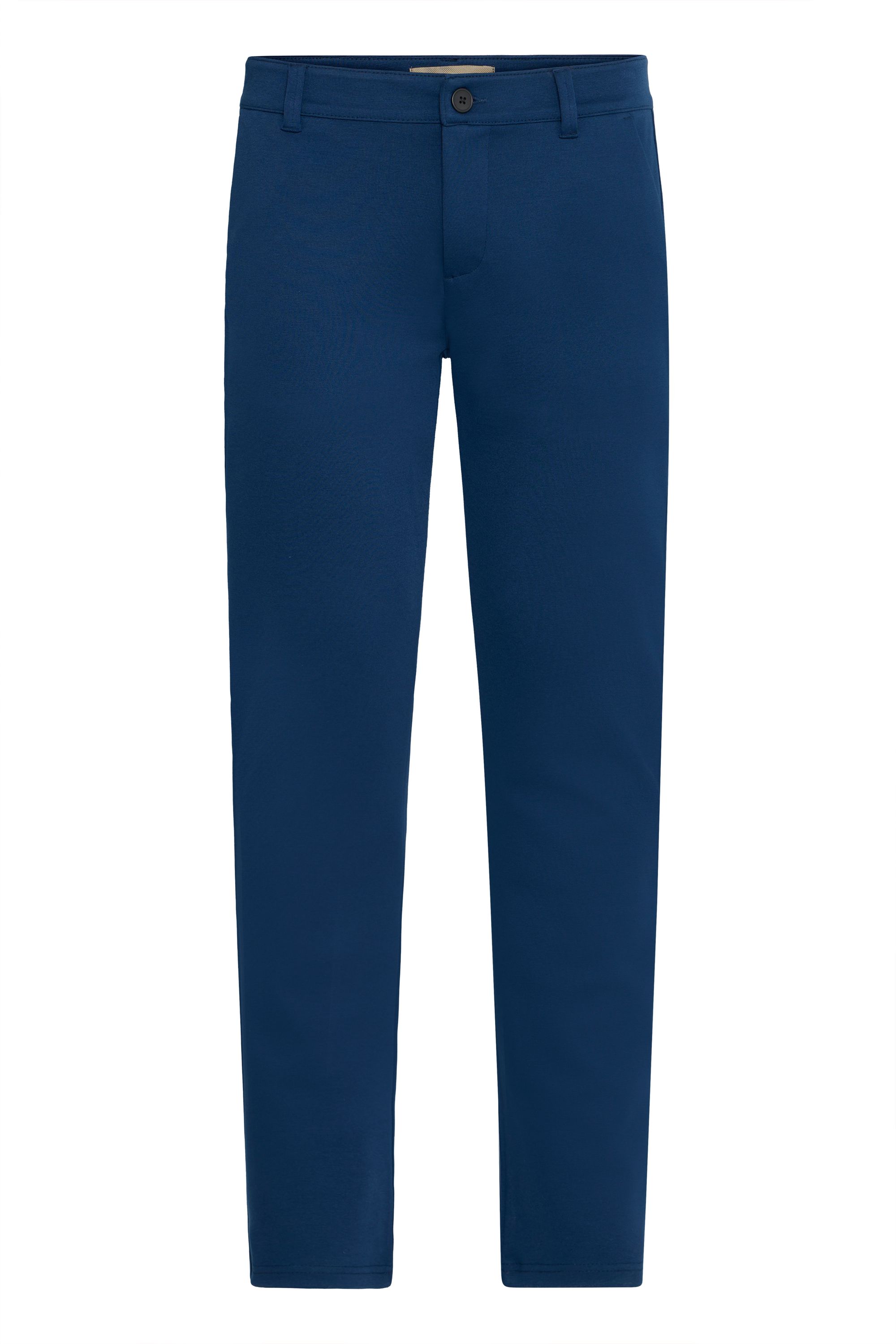 Chinohose BLEND "BHLangford", Herren, Gr. 34, Länge 30, blau (medieval blau), 64% Viskose, 31% Polyester, 5% Elasthan, unifarben, normal lang, Hosen Chinohose, Stilvolle Anzugshose mit Eingrifftaschen