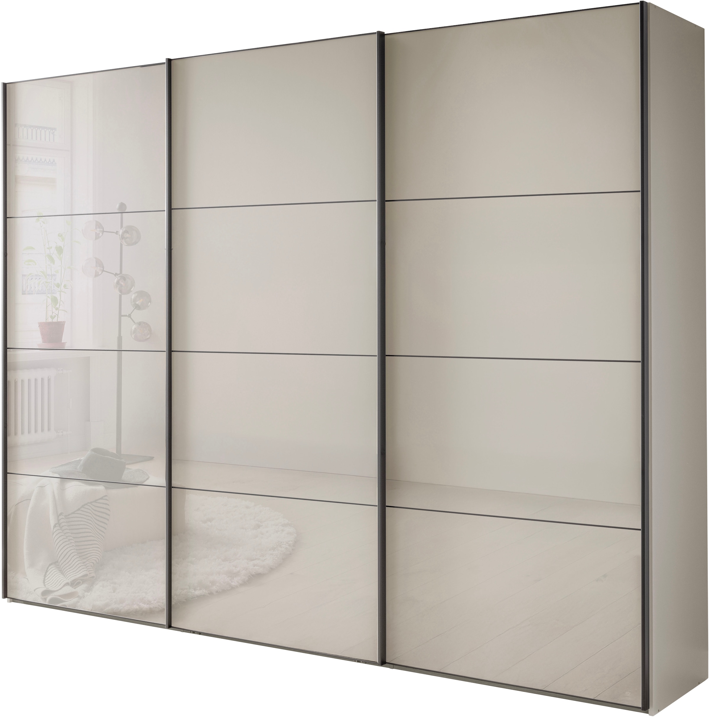 WIEMANN Schwebetürenschrank "Phoenix, Made in Germany, modernes Design, Hig günstig online kaufen