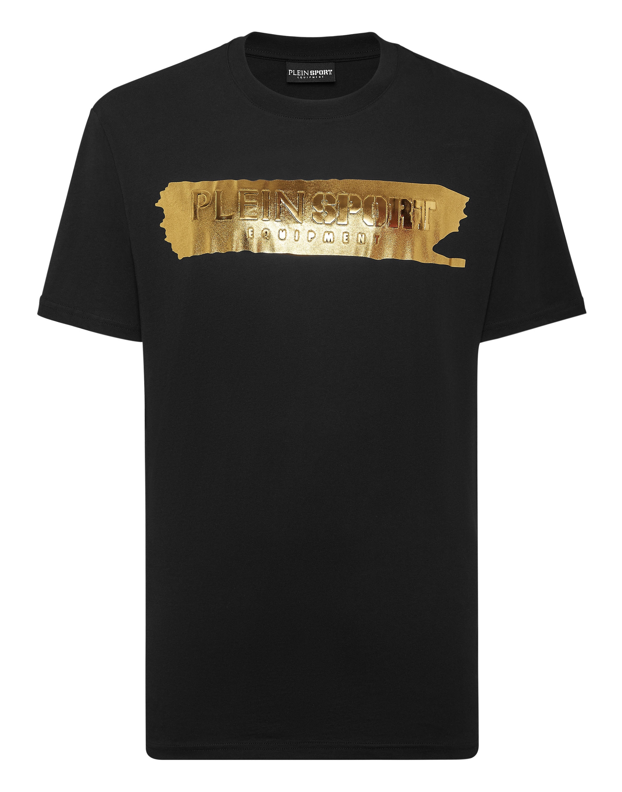 PLEIN SPORT T-Shirt »T-shirt Round Neck SS Silver Brush«