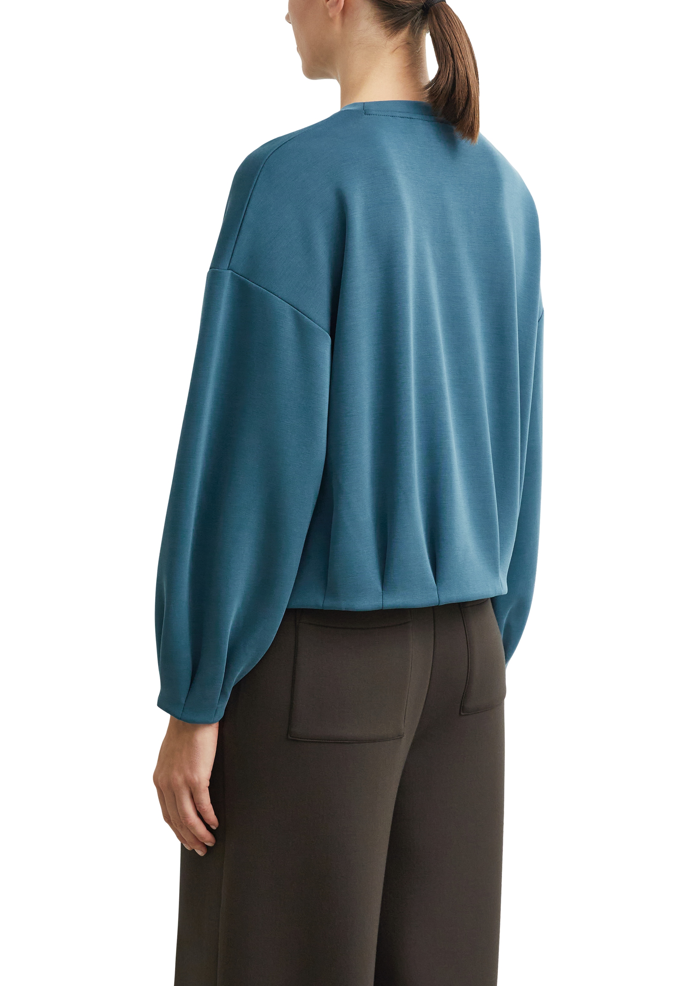 Comma Sweater , mit elastischem Bund / Viskose-Stretch
