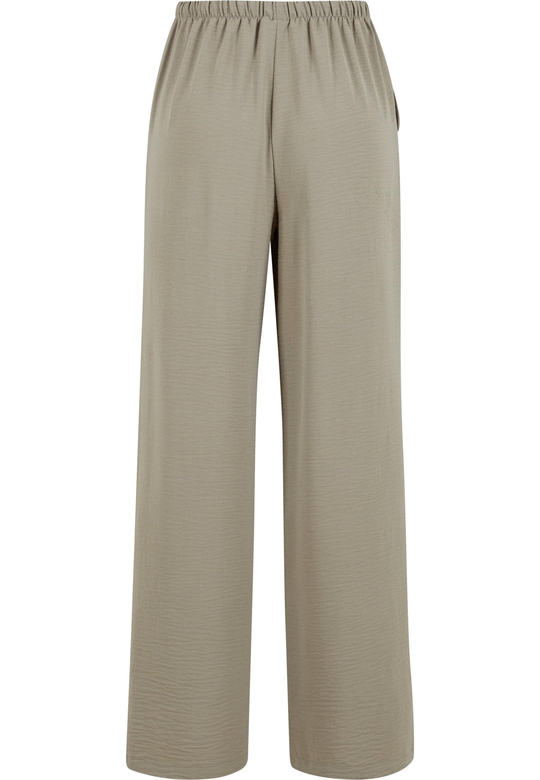 URBAN CLASSICS Stoffhose "Urban Classics Ladies Structured Wideleg Pants" günstig online kaufen
