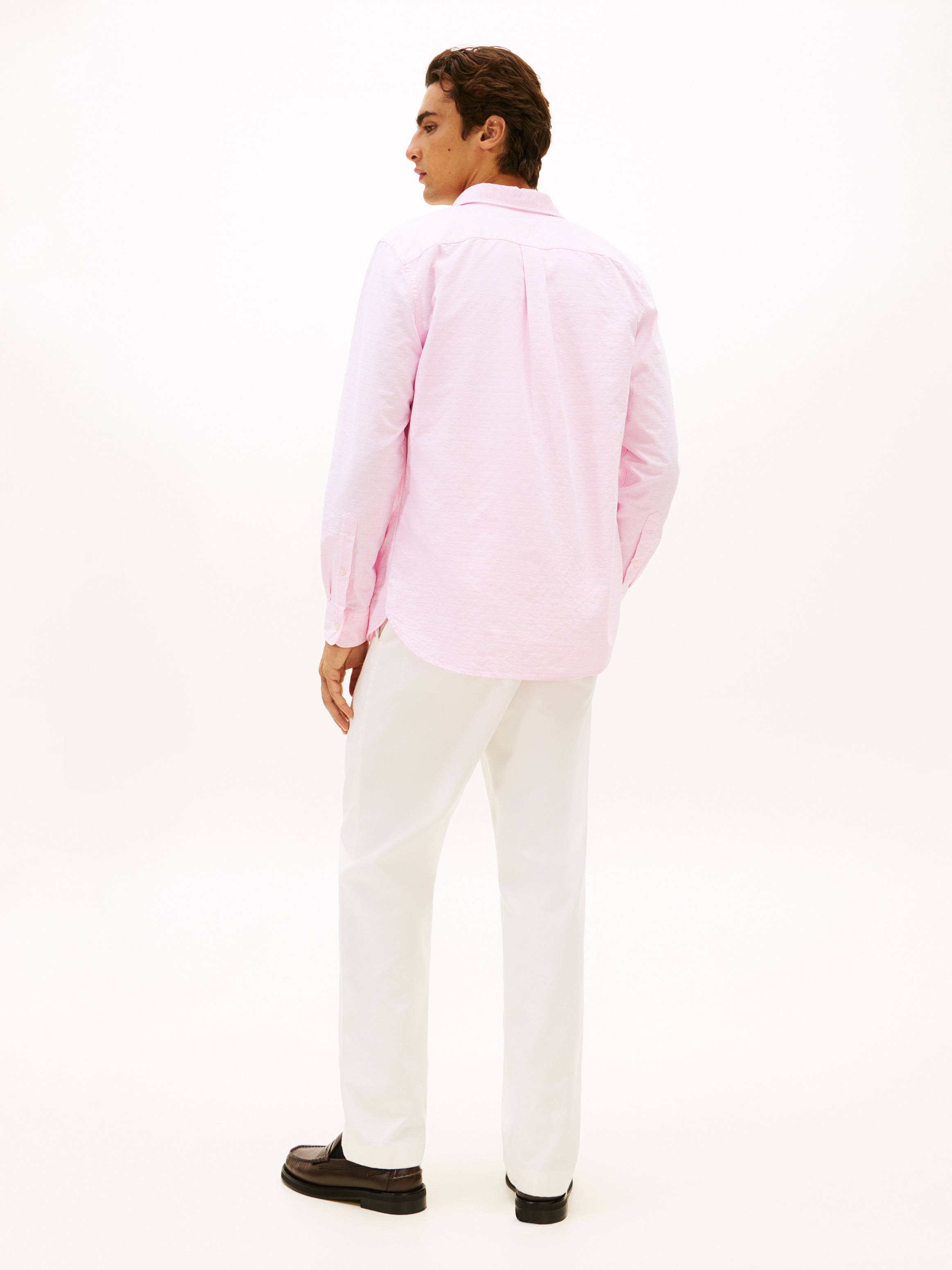 Tommy Hilfiger Langarmhemd »OXFORD DOBBY« Button-down-Kragen, regular fit, Businesshemd