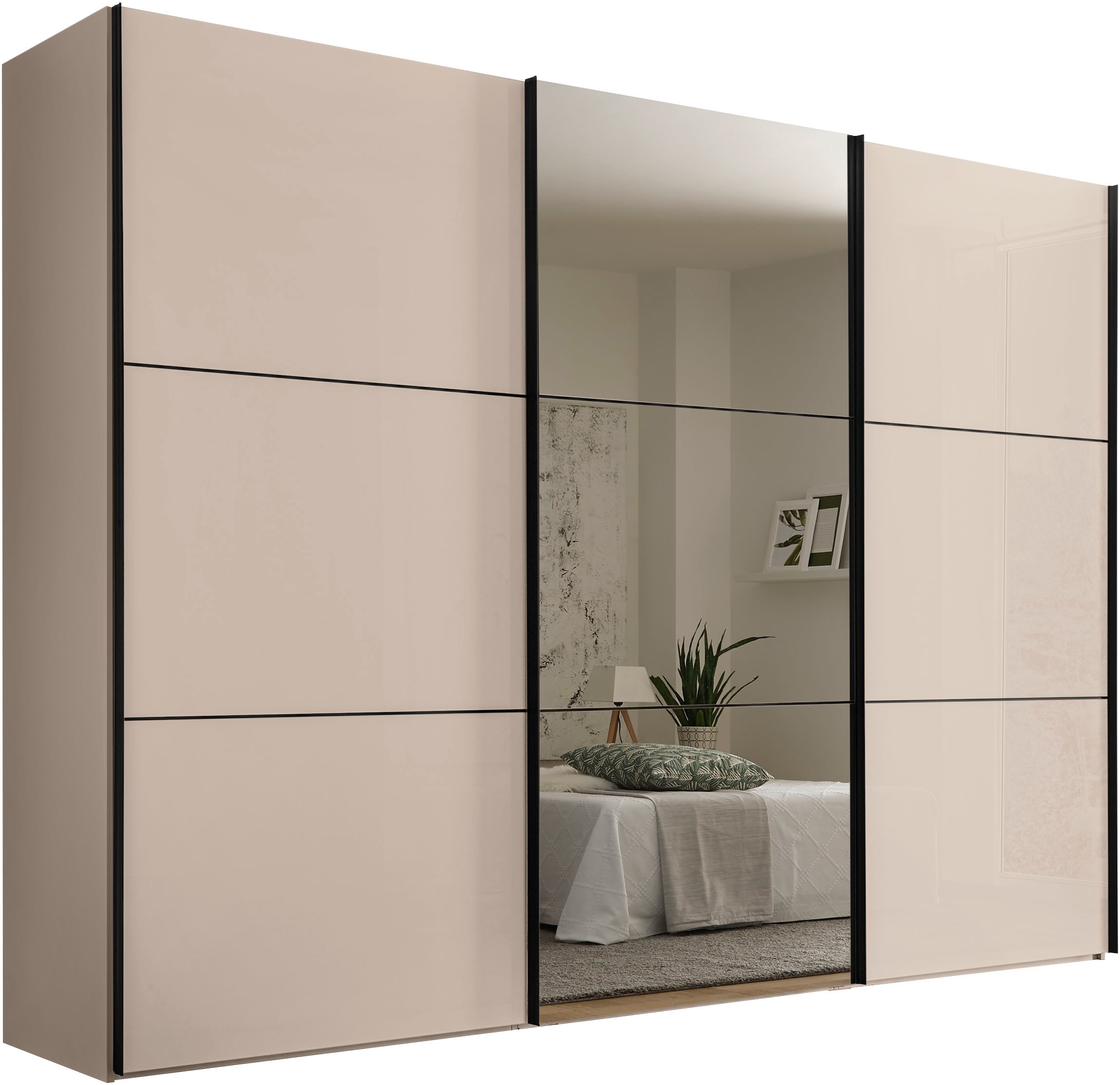 STAUD Kleiderschrank "Schwebetürenschrank Includo Glas"