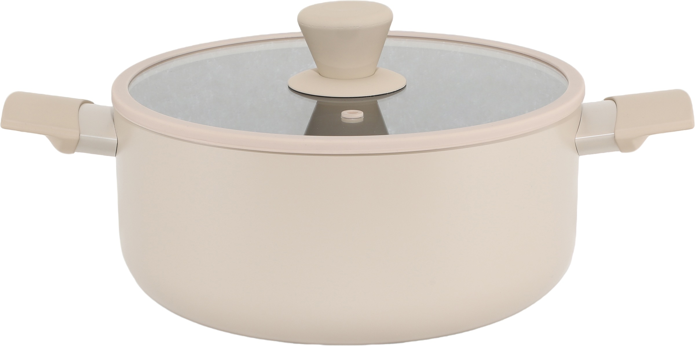 Hanseatic Topf-Set "ALU SCANDI, mit Antihaftbeschichtung" Set, Stielkasserolle 16 cm, Kochtopf 16/20/24 cm, Bratpfanne 24/28 cm, 9 tlg. Aluminium