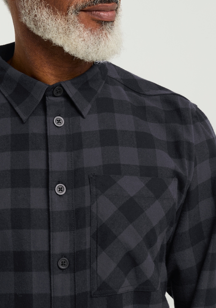 Jack Wolfskin Flanellhemd »LITE FLANNEL SHIRT M« Flanellhemd, weich, atmungsaktiv
