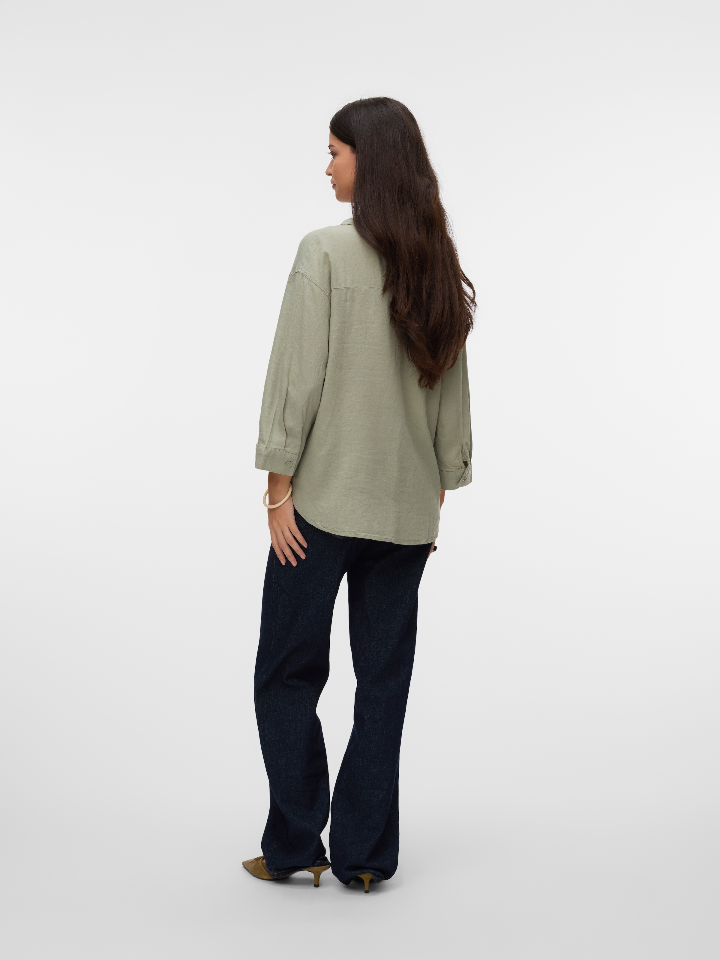 Vero Moda Shirtbluse »VMLINN 3/4 TOP WVN GA NOOS«