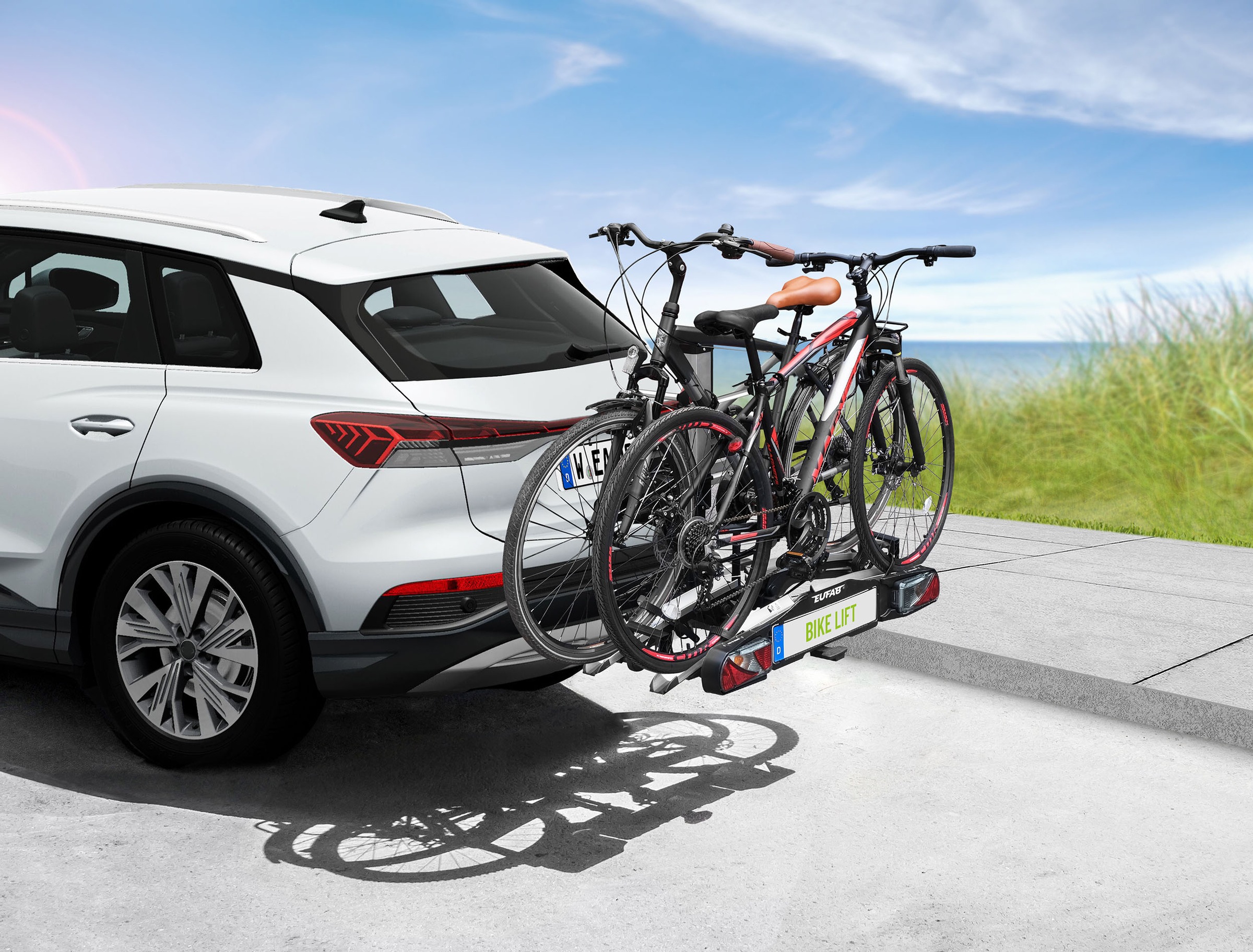 EUFAB Kupplungsfahrradträger »Fahrradträger BIKE LIFT für 2 Fahrräder«, benötigt Dauerplus auf Pin 9