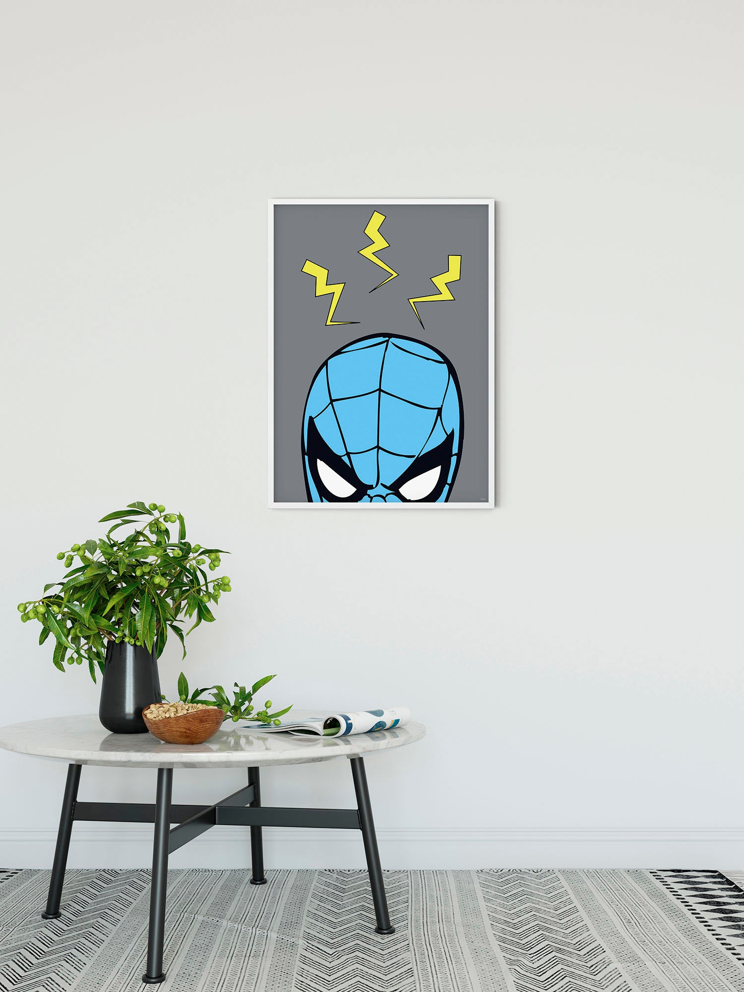 Komar Wandbild »Marvel PowerUp Spider-Man Sense«, (1 St.), Deutsches Premium-Poster Fotopapier mit seidenmatter Oberfläche und hoher Lichtbeständigkeit. Für fotorealistische Drucke mit gestochen scharfen Details und hervorragender Farbbrillanz.