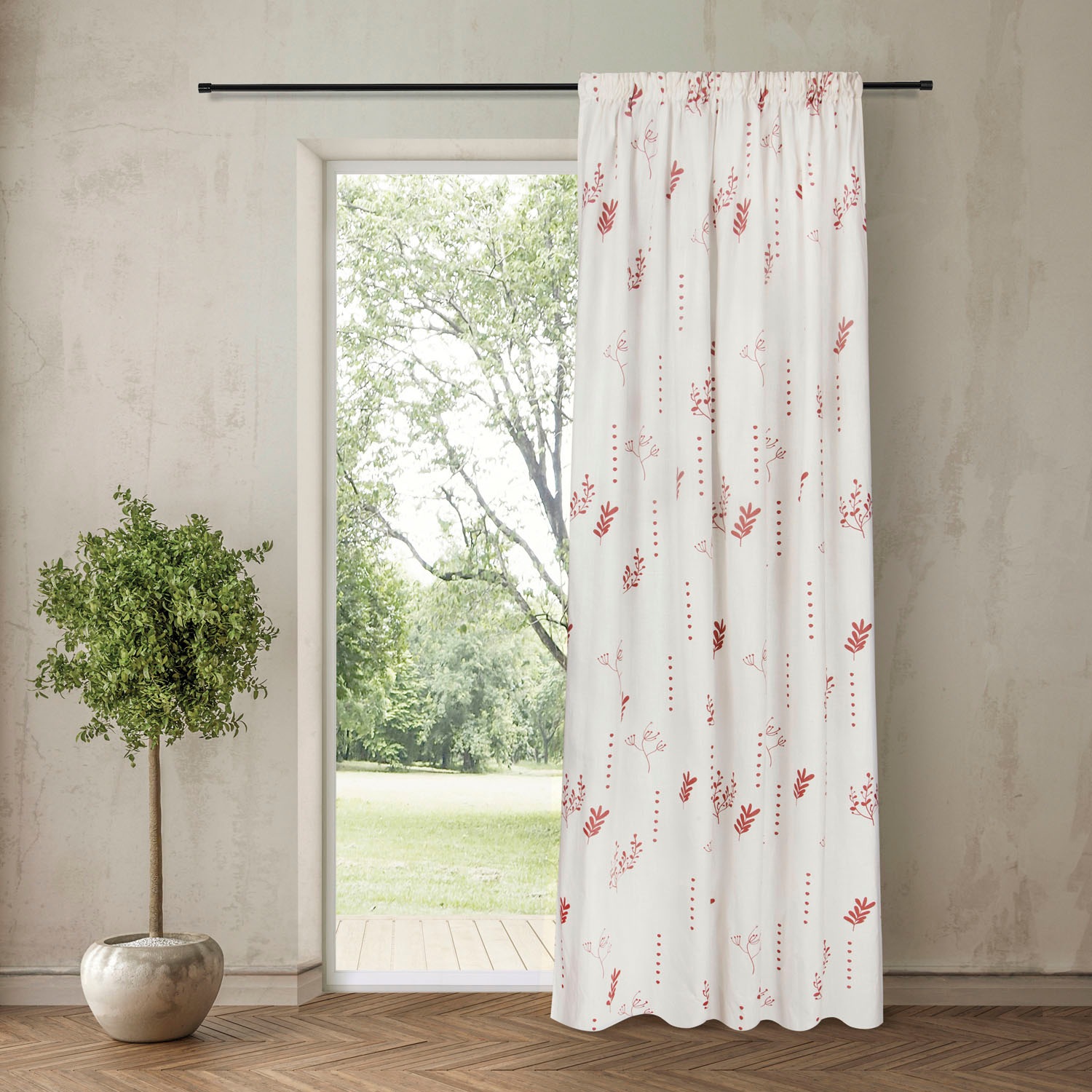 Feel of Nature Gardine "Helga" Kräuselband 1 Stk. tlg. HxB: 245x140 günstig online kaufen
