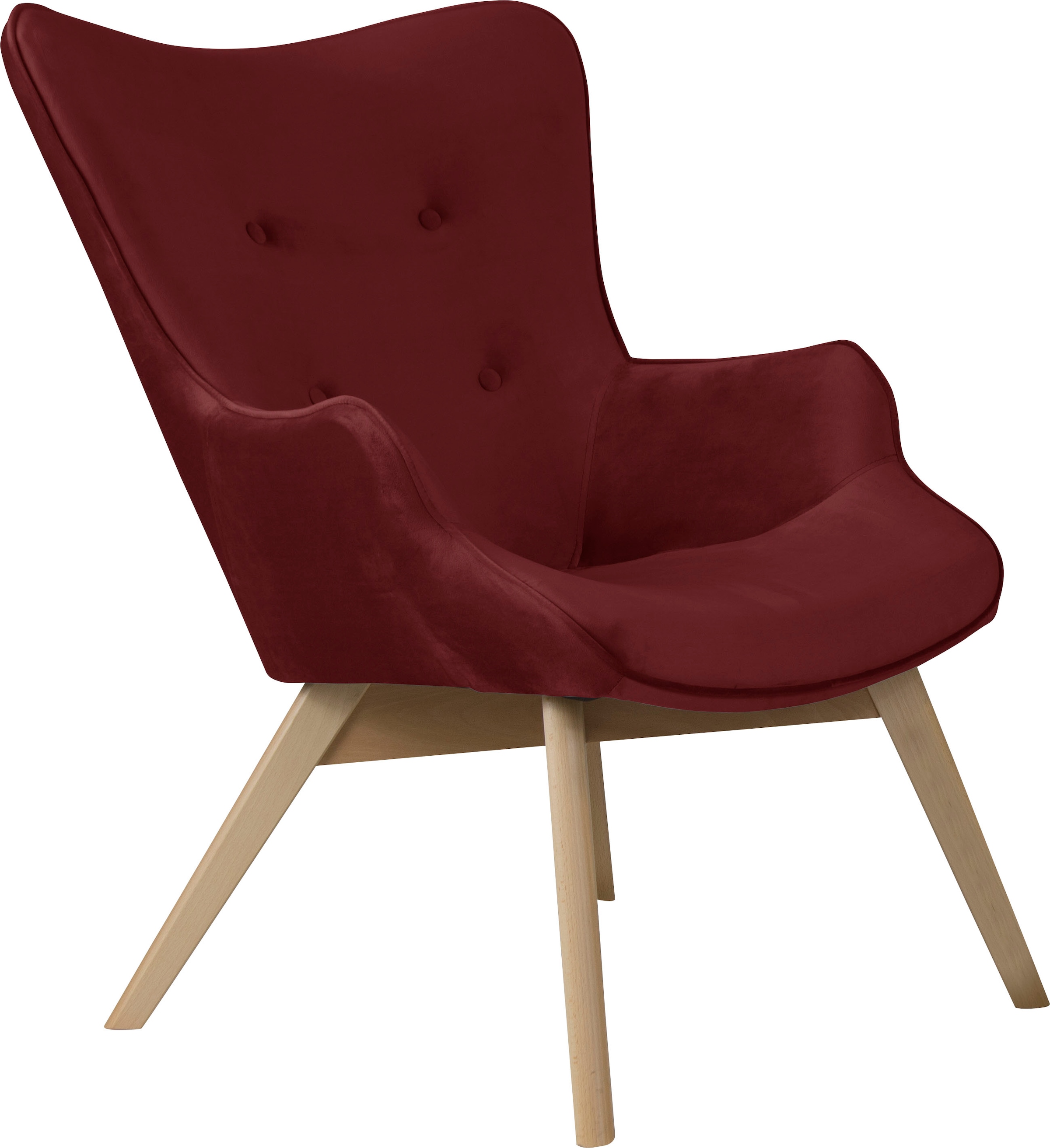 Home affaire Sessel "Nicko" wahlweise mit und ohne Hocker günstig online kaufen