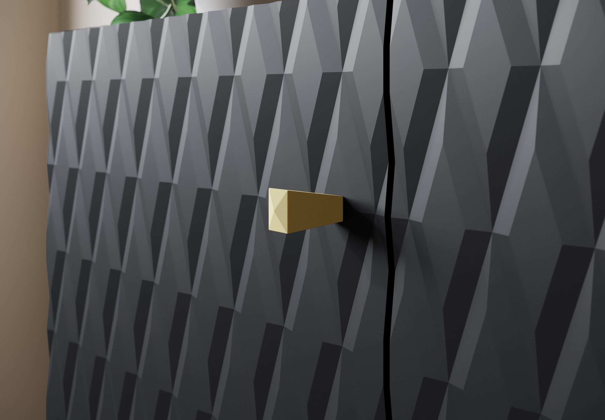 INOSIGN Highboard »HIGHBOARD PHUKET«, (1 St.), moderne Kommode mit 4 Türen und 8 Fächern, Breite 120 cm