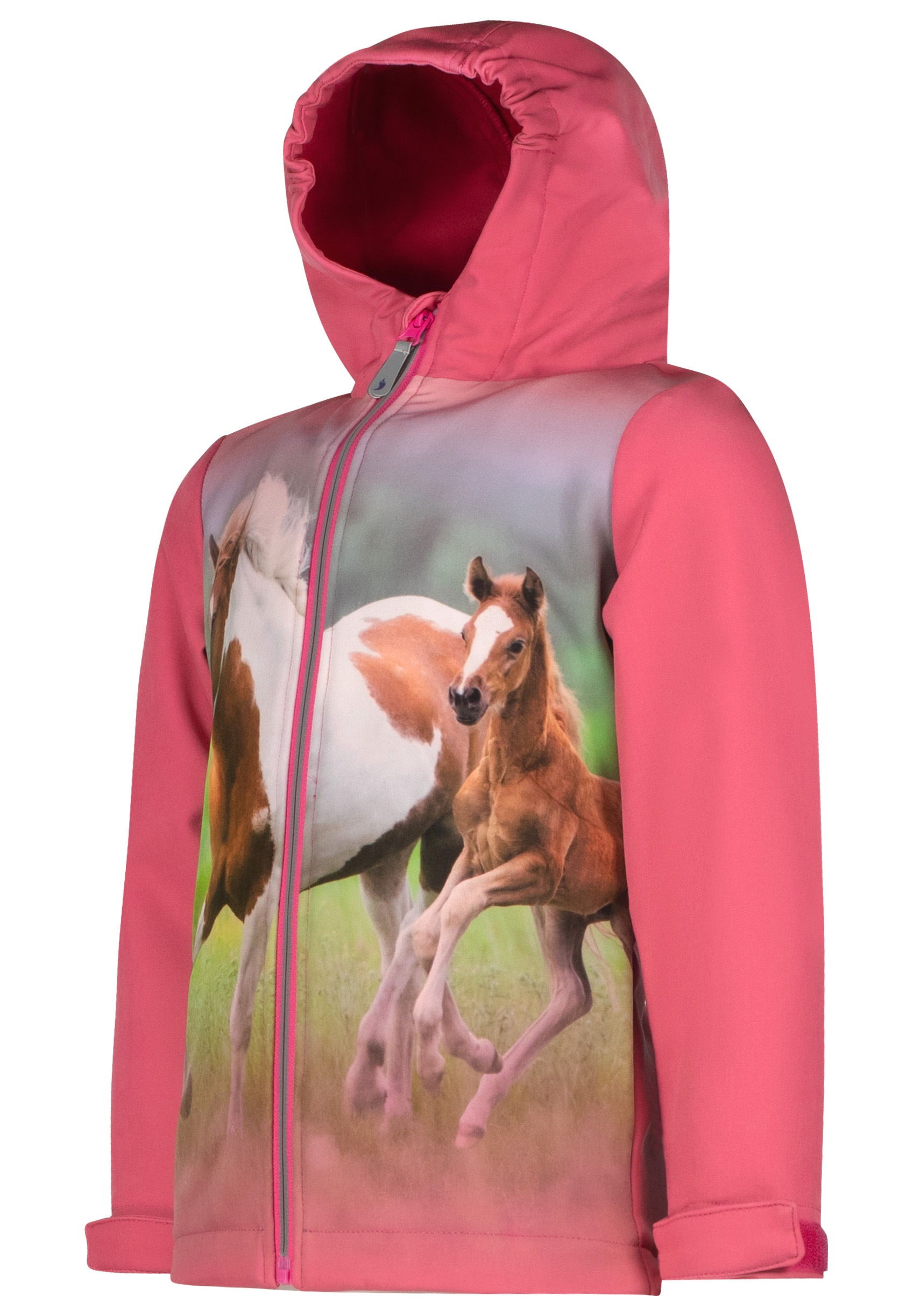 SALT AND PEPPER Softshelljacke, mit Pferde-Motiv