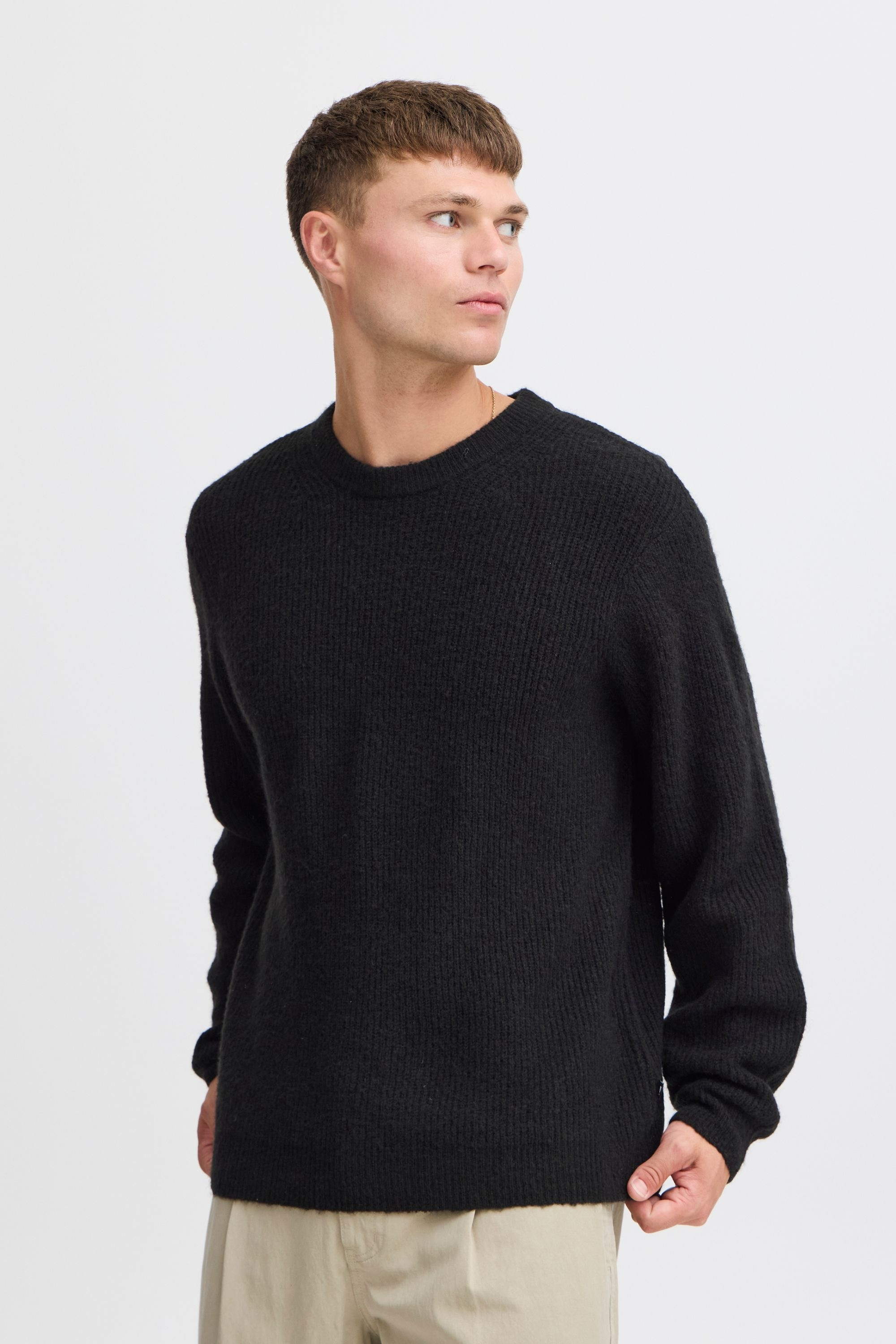 !Solid Strickfleece-Pullover »Strickpullover SDMACK«