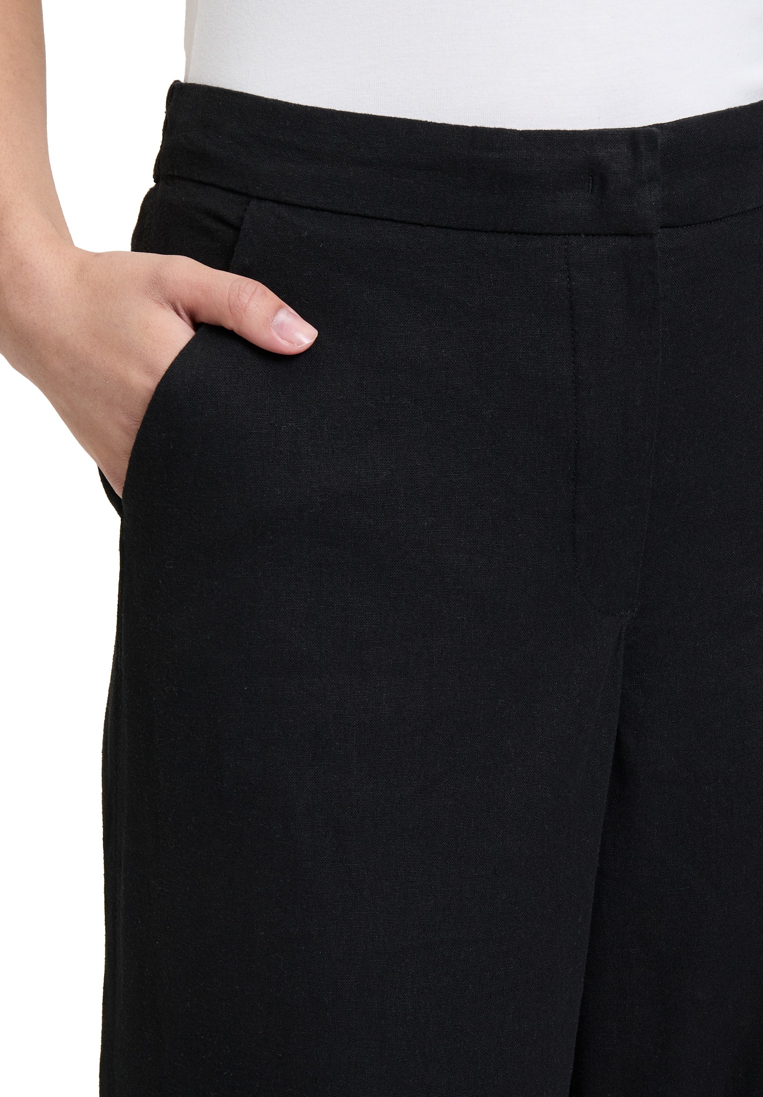Betty Barclay Leinenhose »Betty Barclay Damen Leinenhose unifarben«, Material