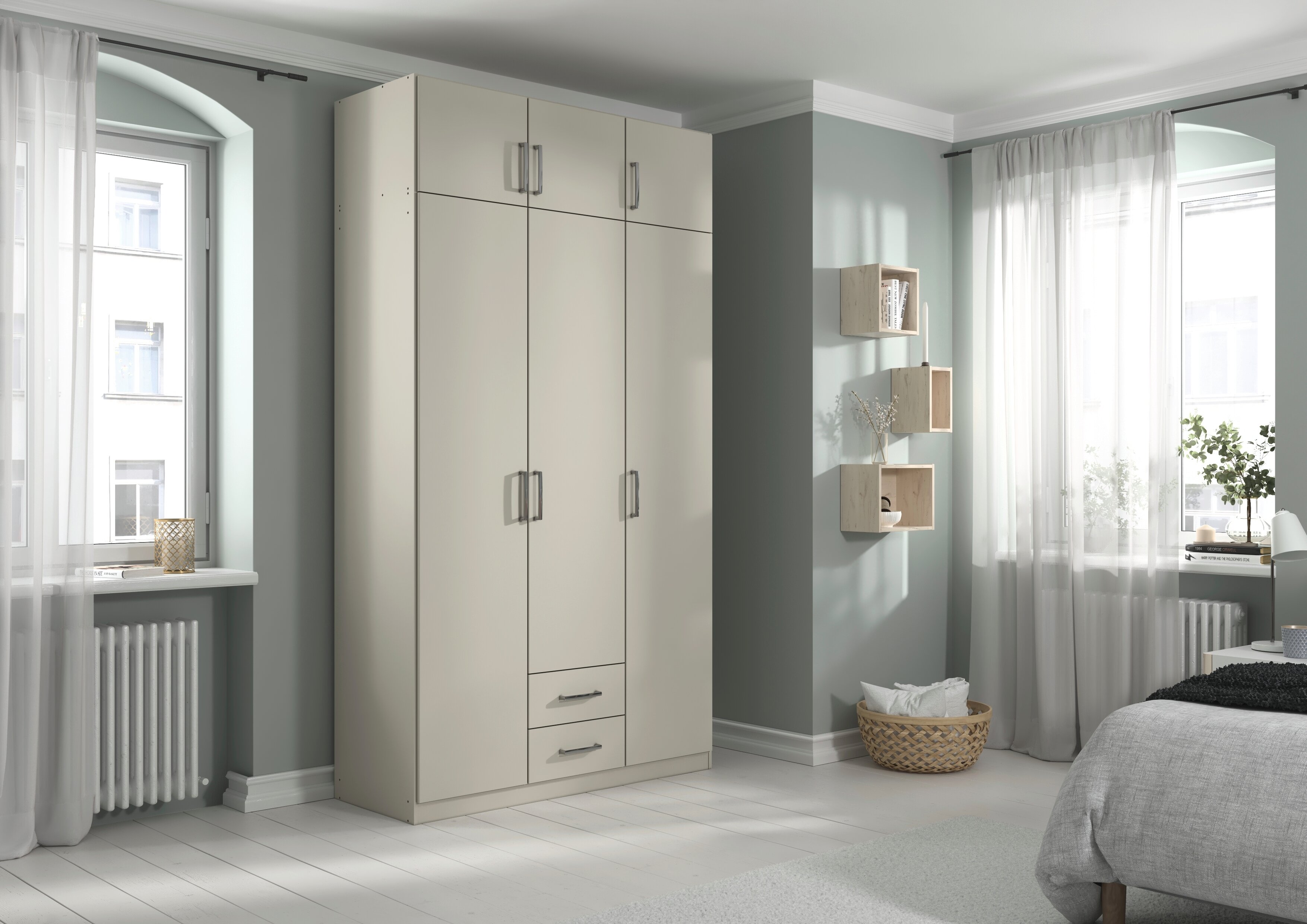 Thumbnail - rauch Kleiderschrank "Schrank Garderobe Wäscheschrank GAMMA in 4 Breiten 91-226 cm" 3 verschiedene Ausstattungen BASIC/C...